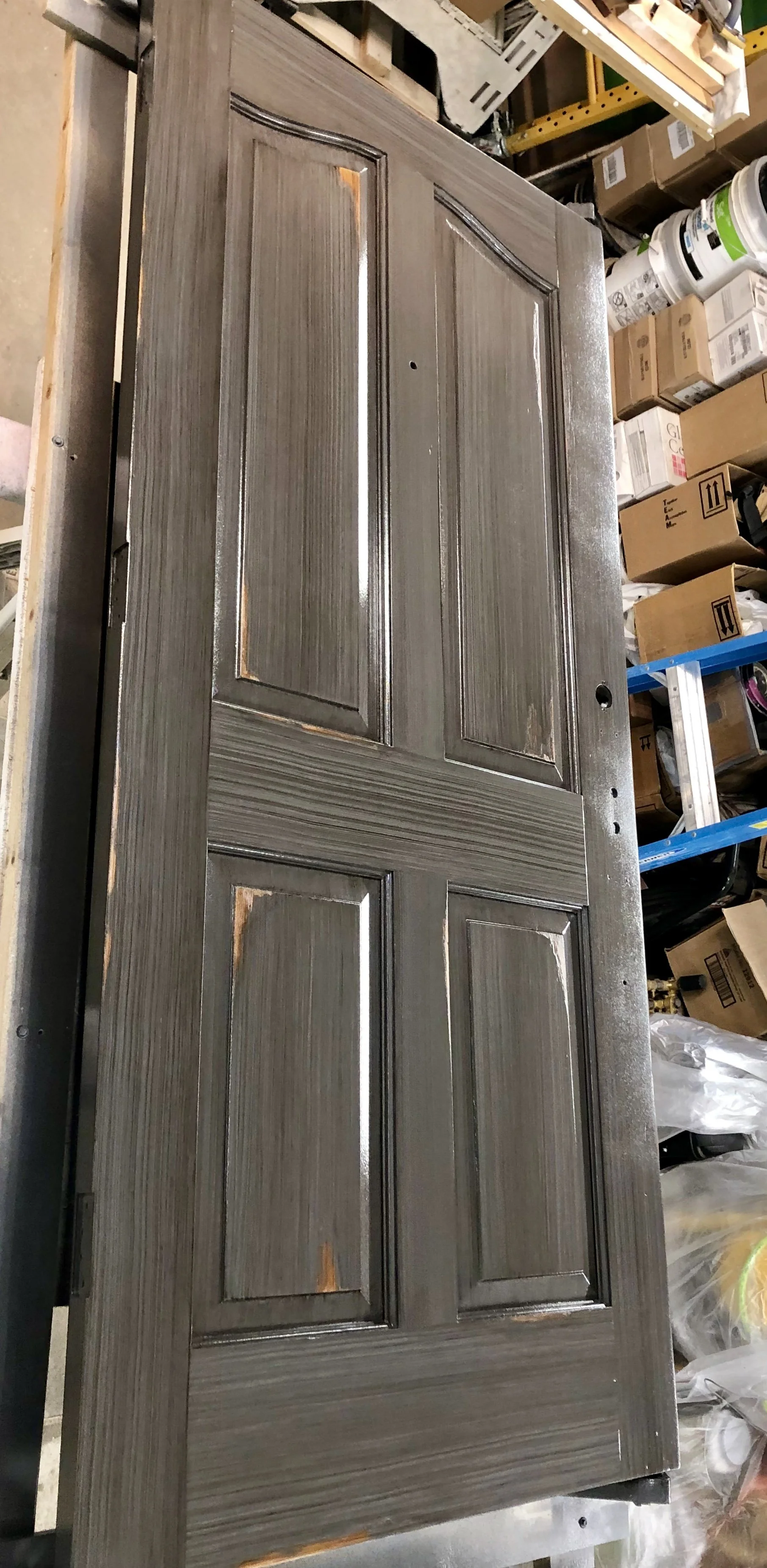 Residential Door Restoration, furniture restoration, by Custom Artisan Finishes in Omaha, Nebraska