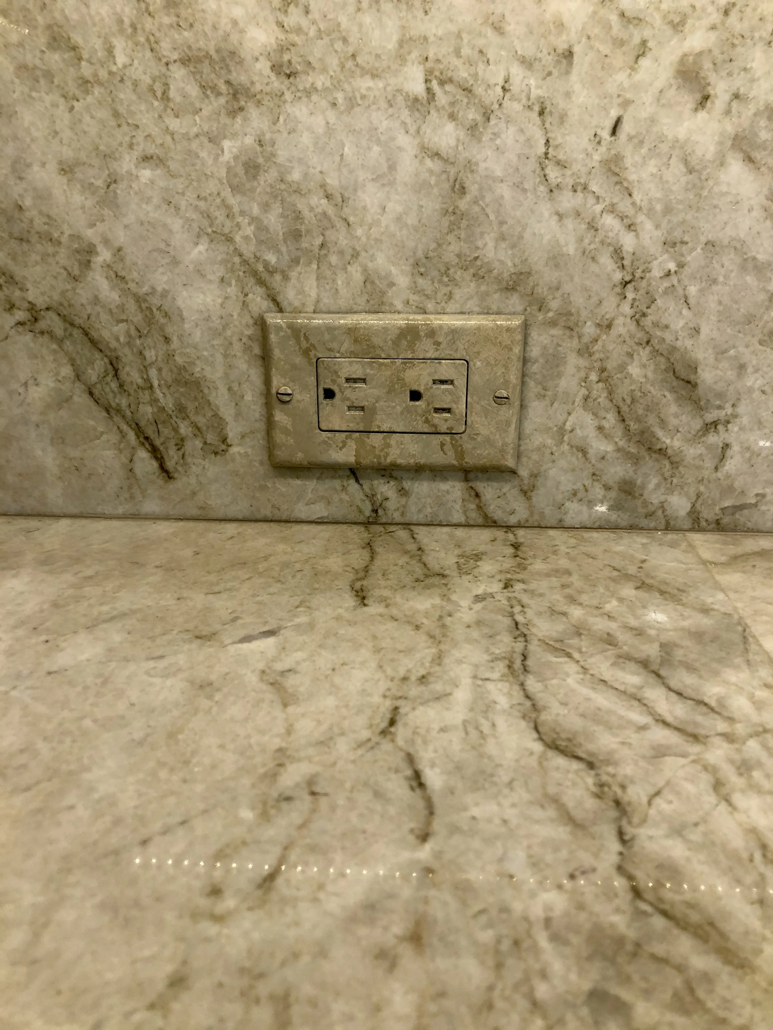 Hand Painted Outlet Covers by Custom Artisan Finishes 