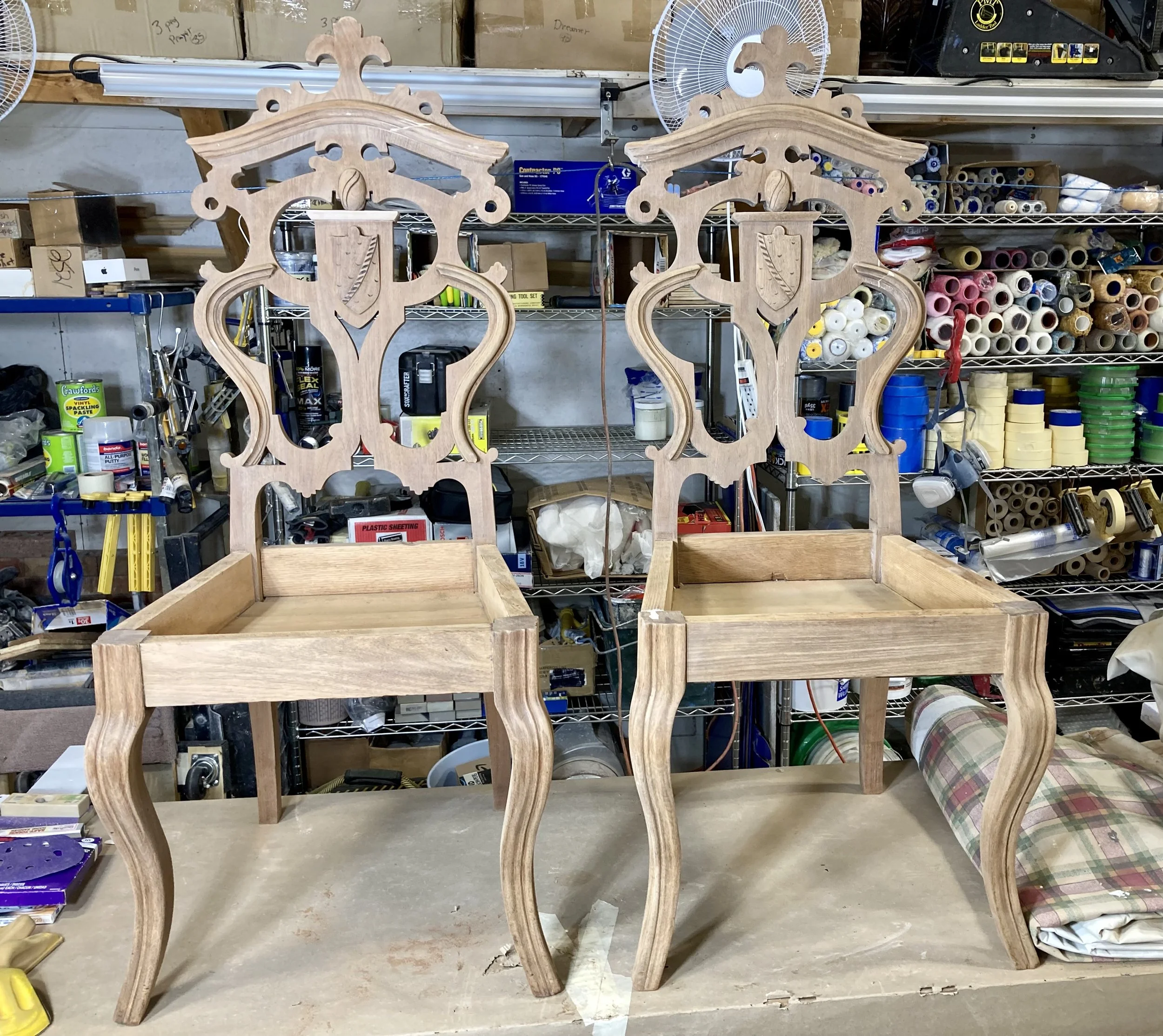 Historical furniture restoration by Custom Artisan Finishes in Omaha, Nebraska