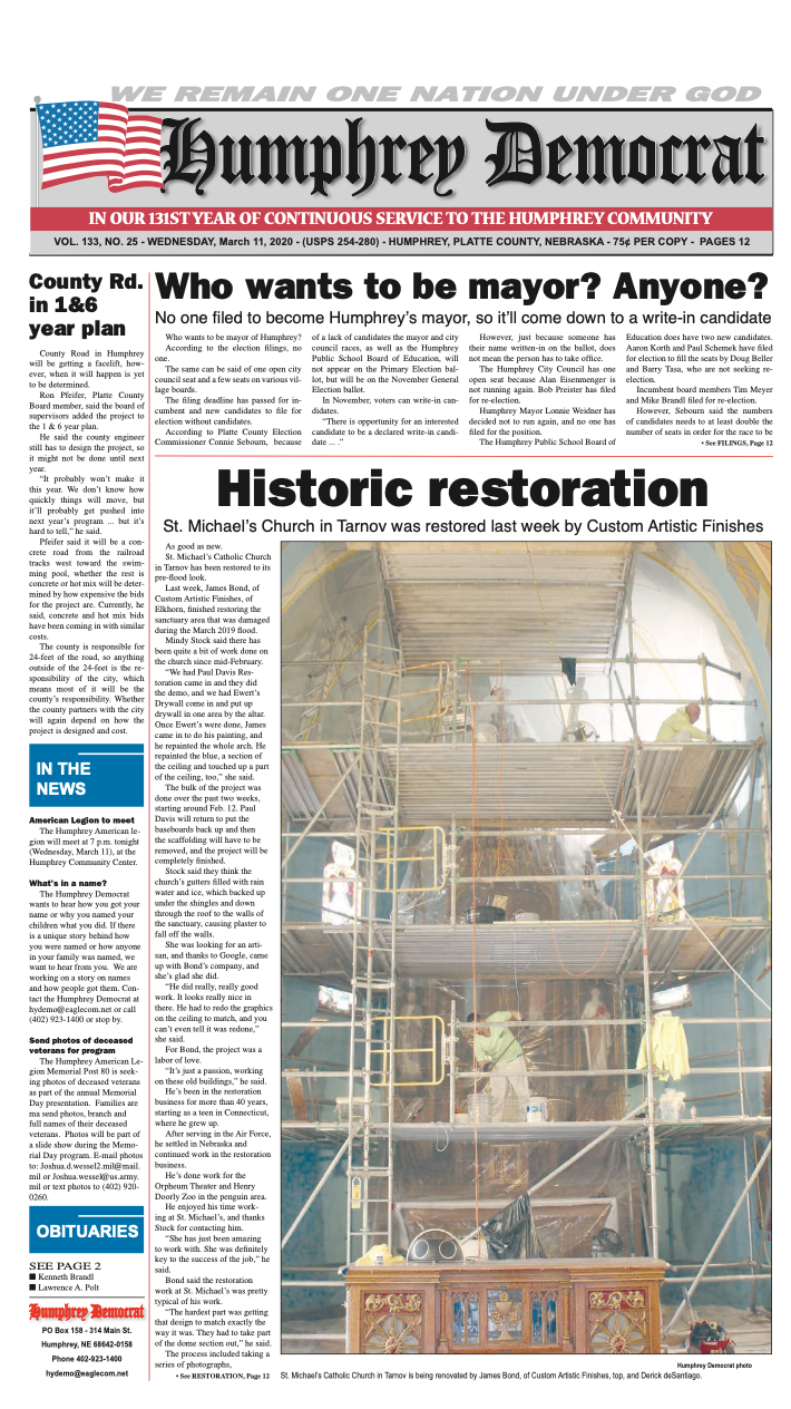 St. Michael's Church Historical Restoration by Custom Artisan Finishes