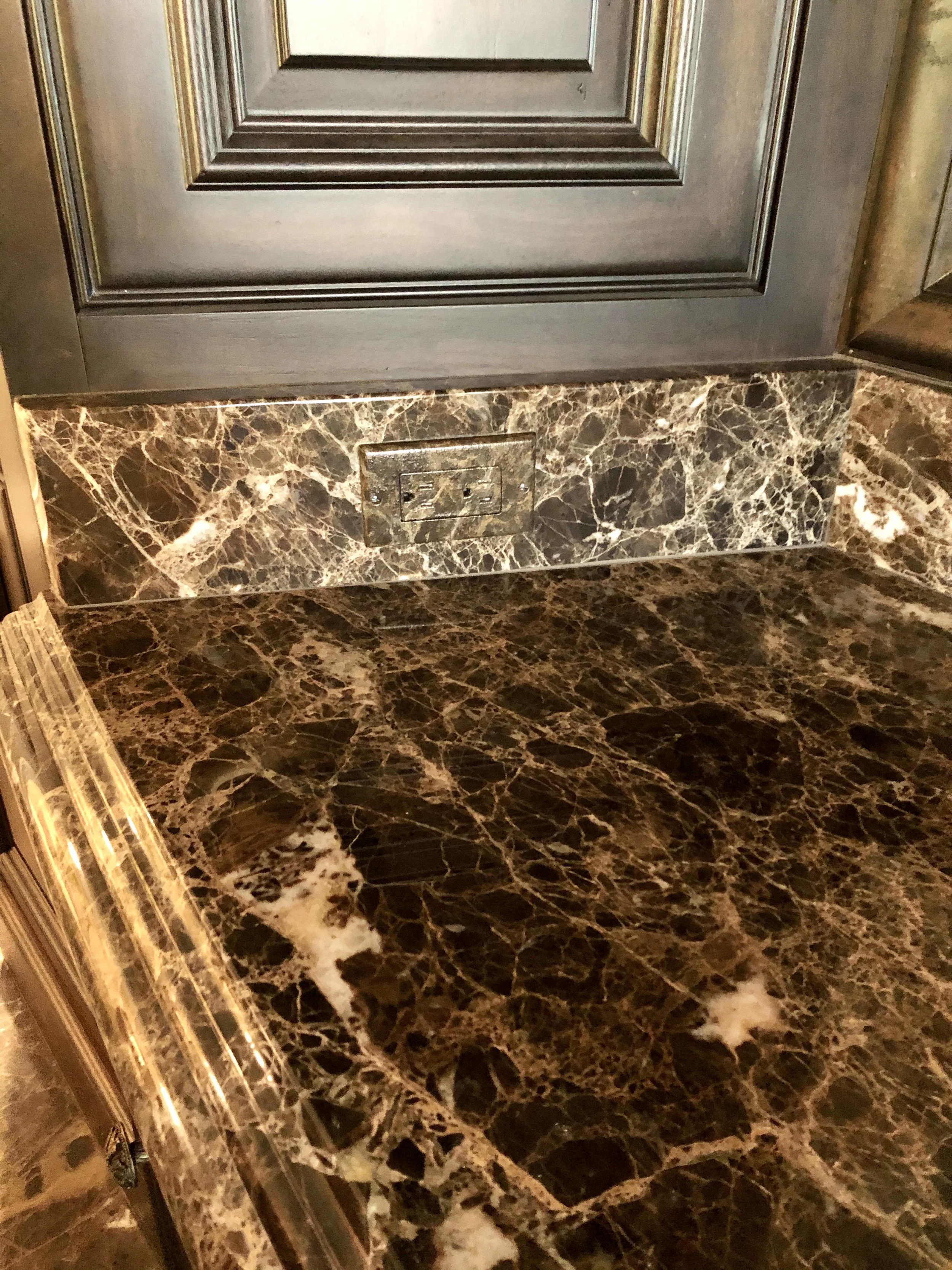 Hand Painted Outlet Covers by Custom Artisan Finishes 