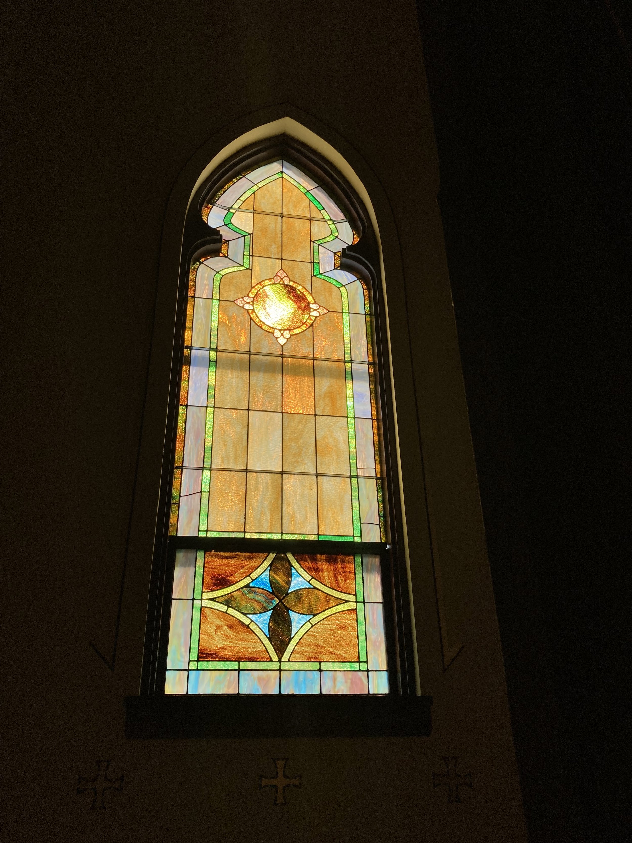 Our Savior’s Lutheran Church restoration, Historical Restoration, gilding, gold leafing, moulding, painting, masonry repair by Custom Artisan Finishes in Omaha, Nebraska 