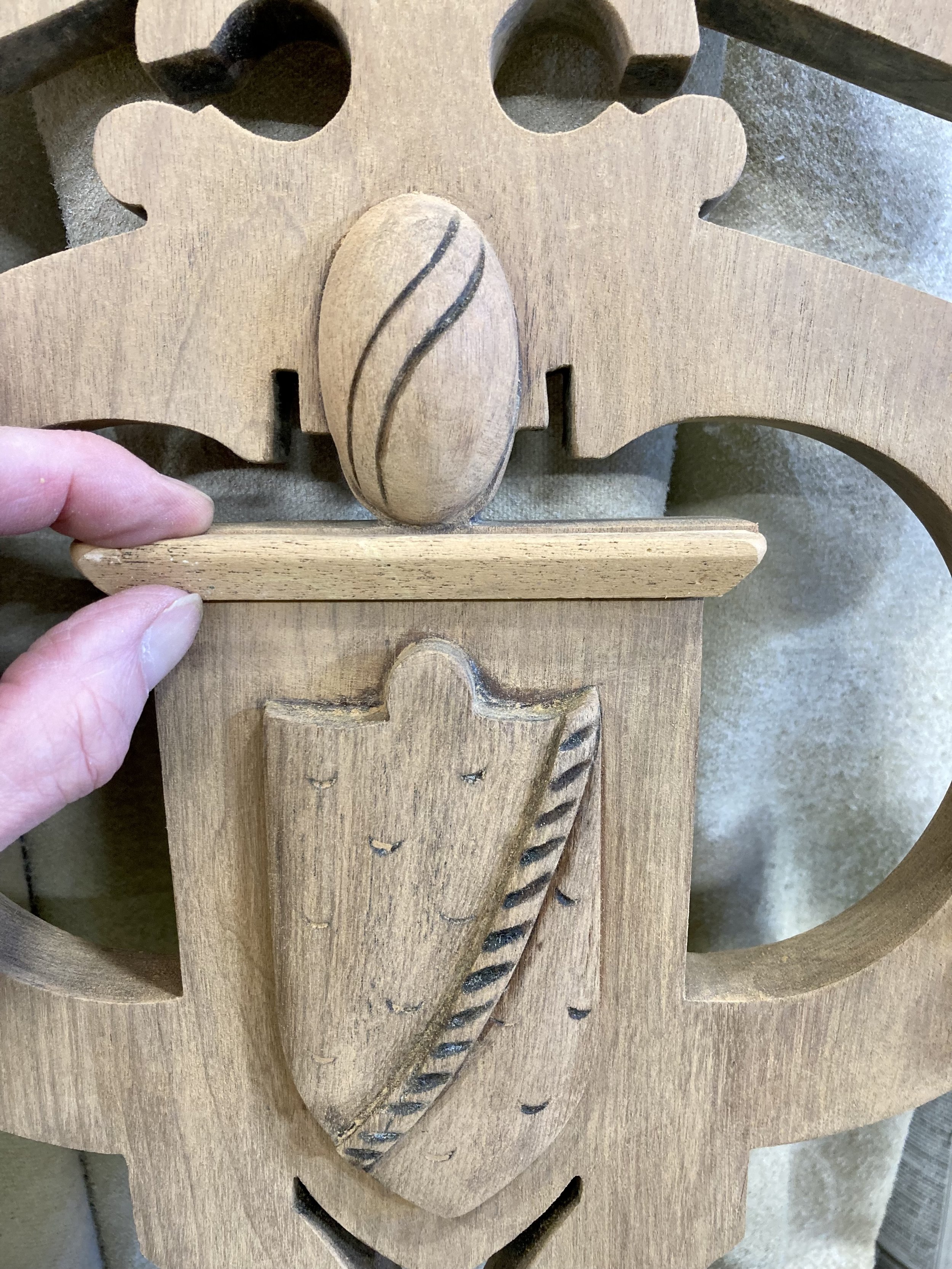 Historical furniture restoration by Custom Artisan Finishes in Omaha, Nebraska