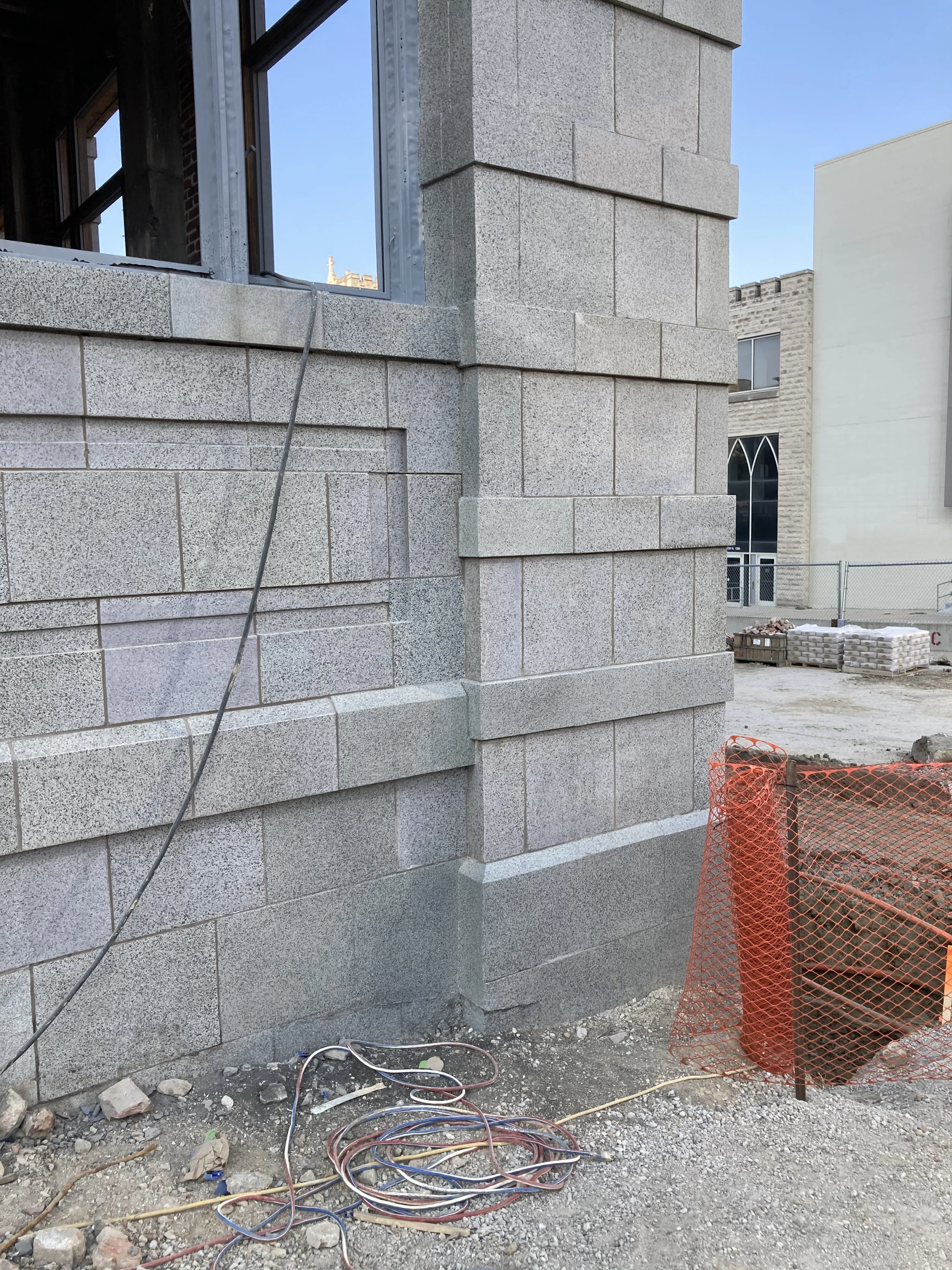 Terra Cotta Block Restoration, commercial restoration by Custom Artisan Finishes