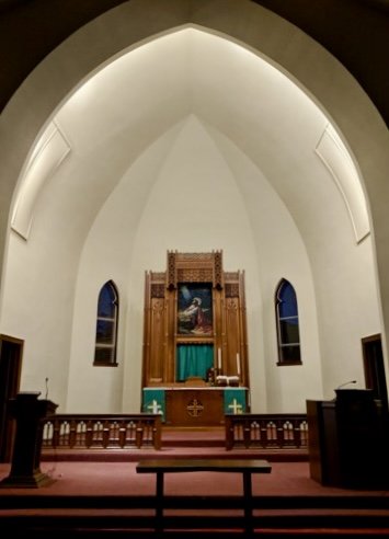 Our Savior’s Lutheran Church restoration, Historical Restoration, gilding, gold leafing, moulding, painting, masonry repair by Custom Artisan Finishes in Omaha, Nebraska 