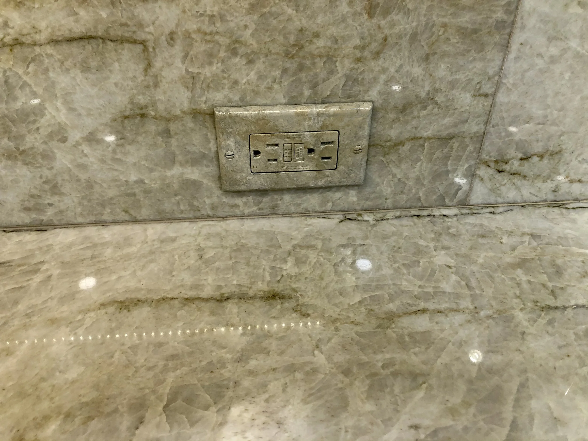 Hand Painted Outlet Covers by Custom Artisan Finishes 