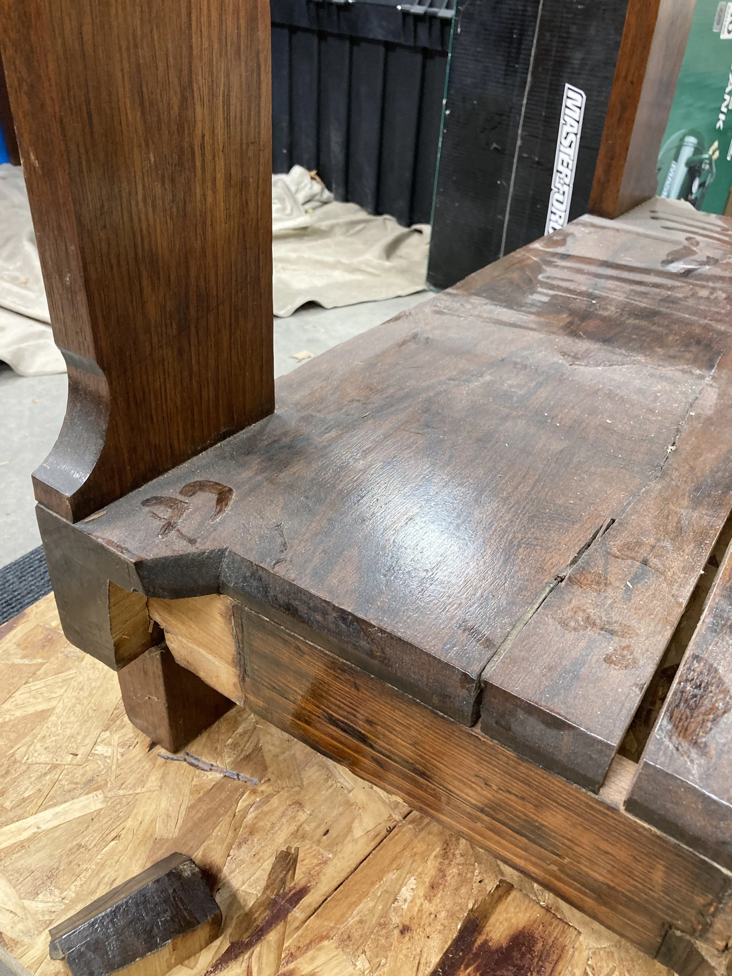 Historical furniture restoration by Custom Artisan Finishes in Omaha, Nebraska