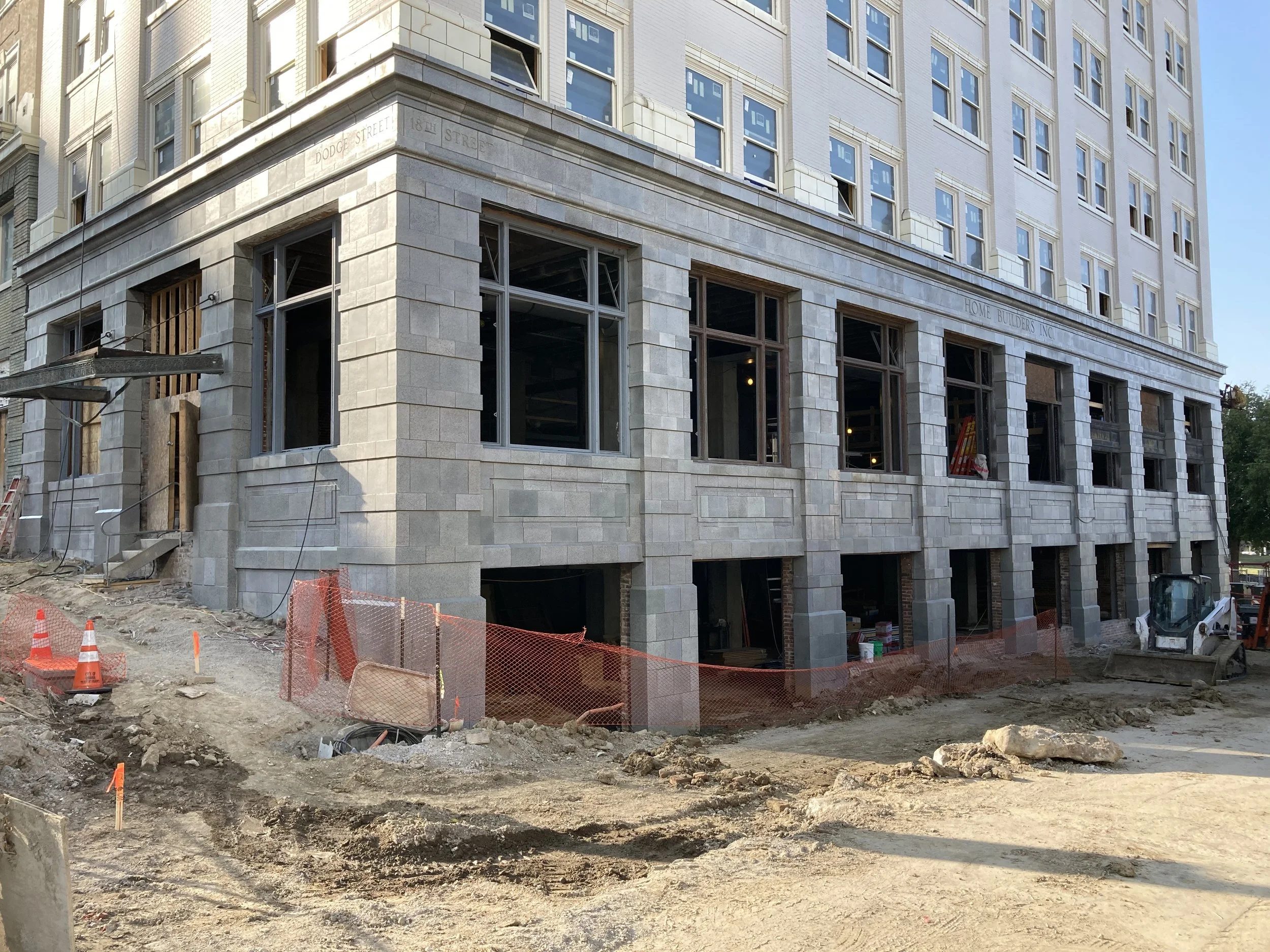 Terra Cotta Block Restoration, commercial restoration by Custom Artisan Finishes