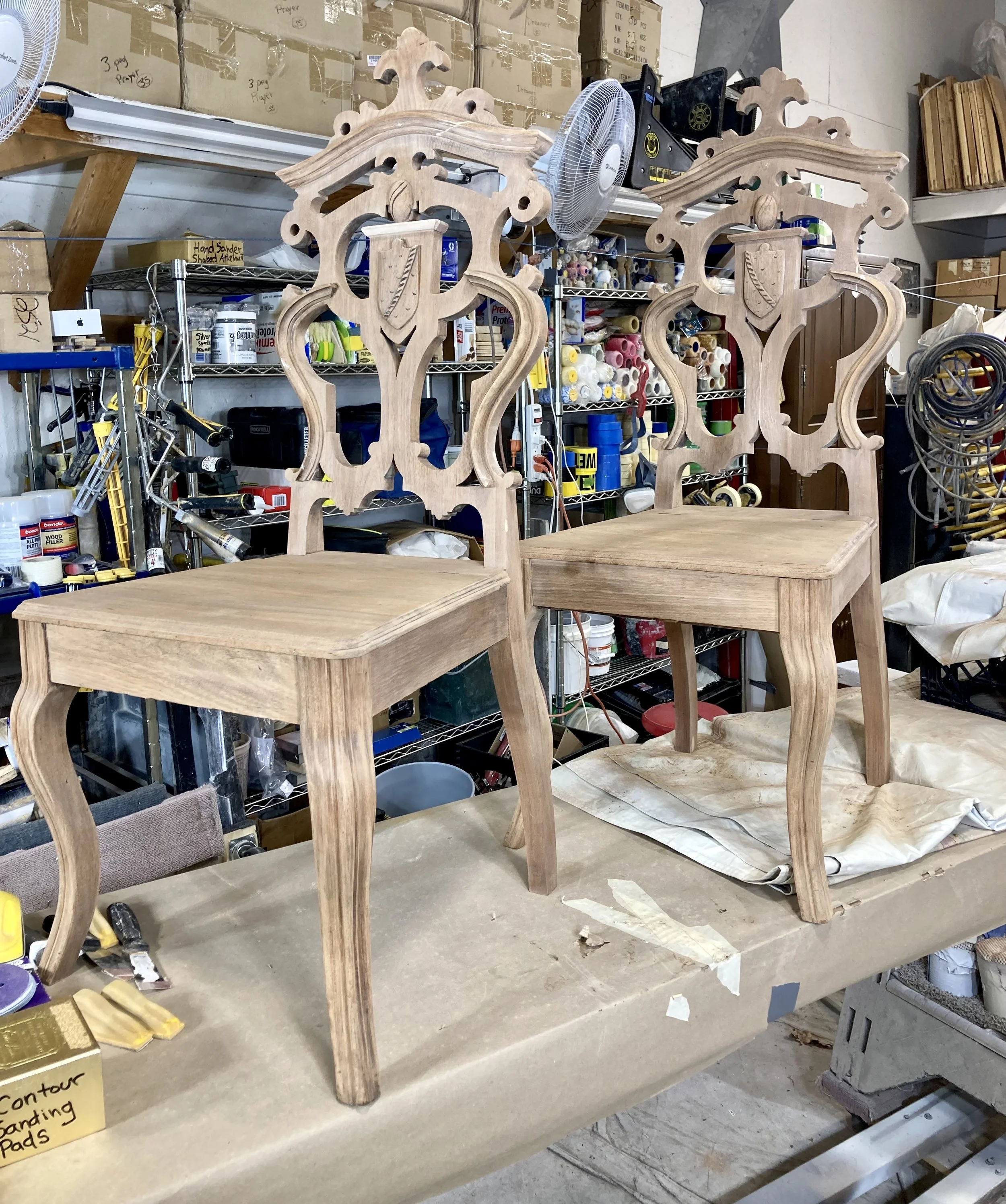 Historical furniture restoration by Custom Artisan Finishes in Omaha, Nebraska