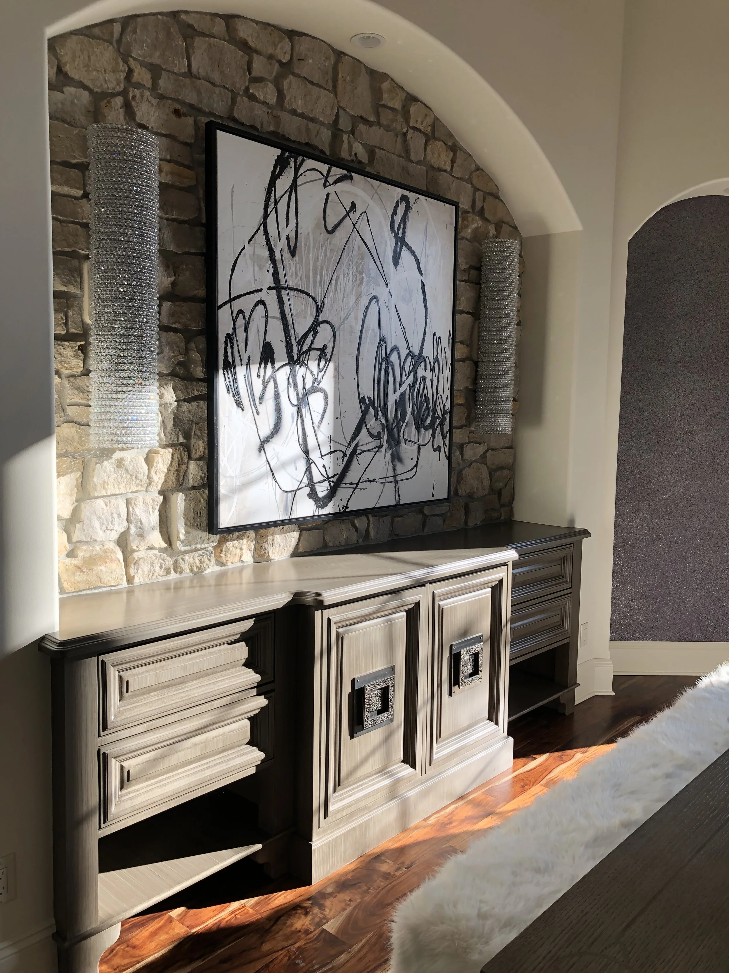 Residential Faux Finishes, decorative residential finishes by Custom Artisan Finishes in Omaha, Nebraska 