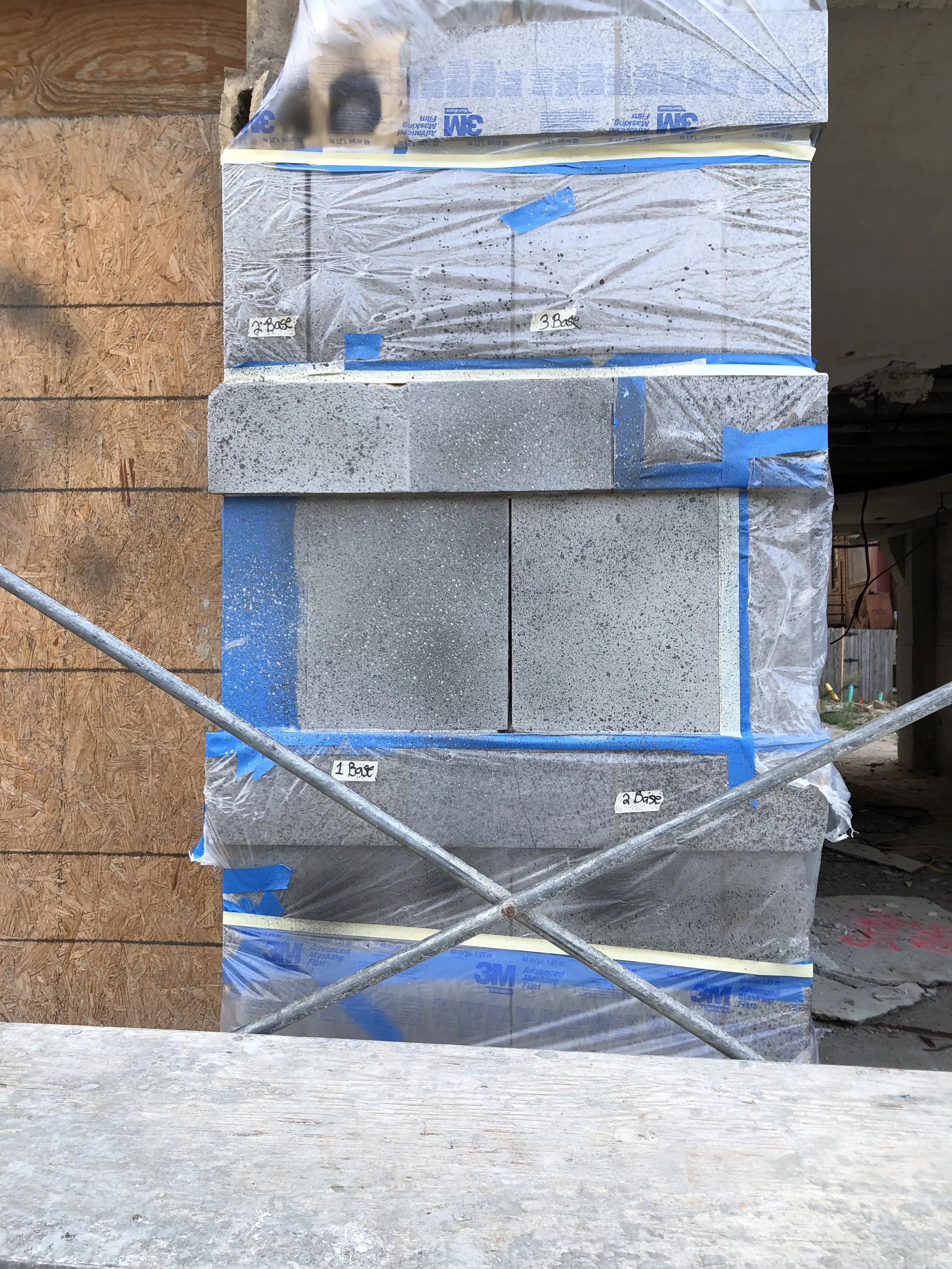 Terra Cotta Block Restoration, commercial restoration by Custom Artisan Finishes