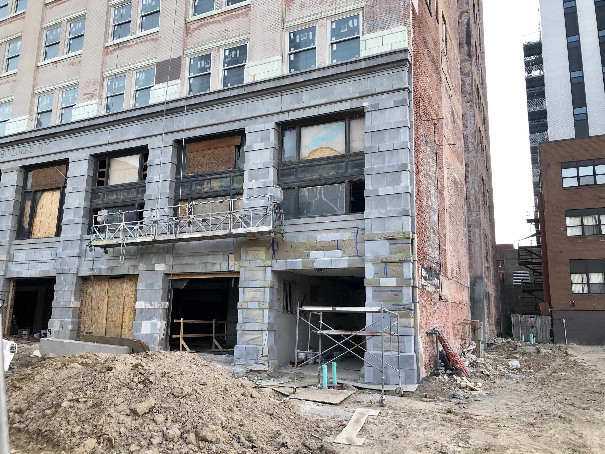 Terra Cotta Block Restoration, commercial restoration by Custom Artisan Finishes