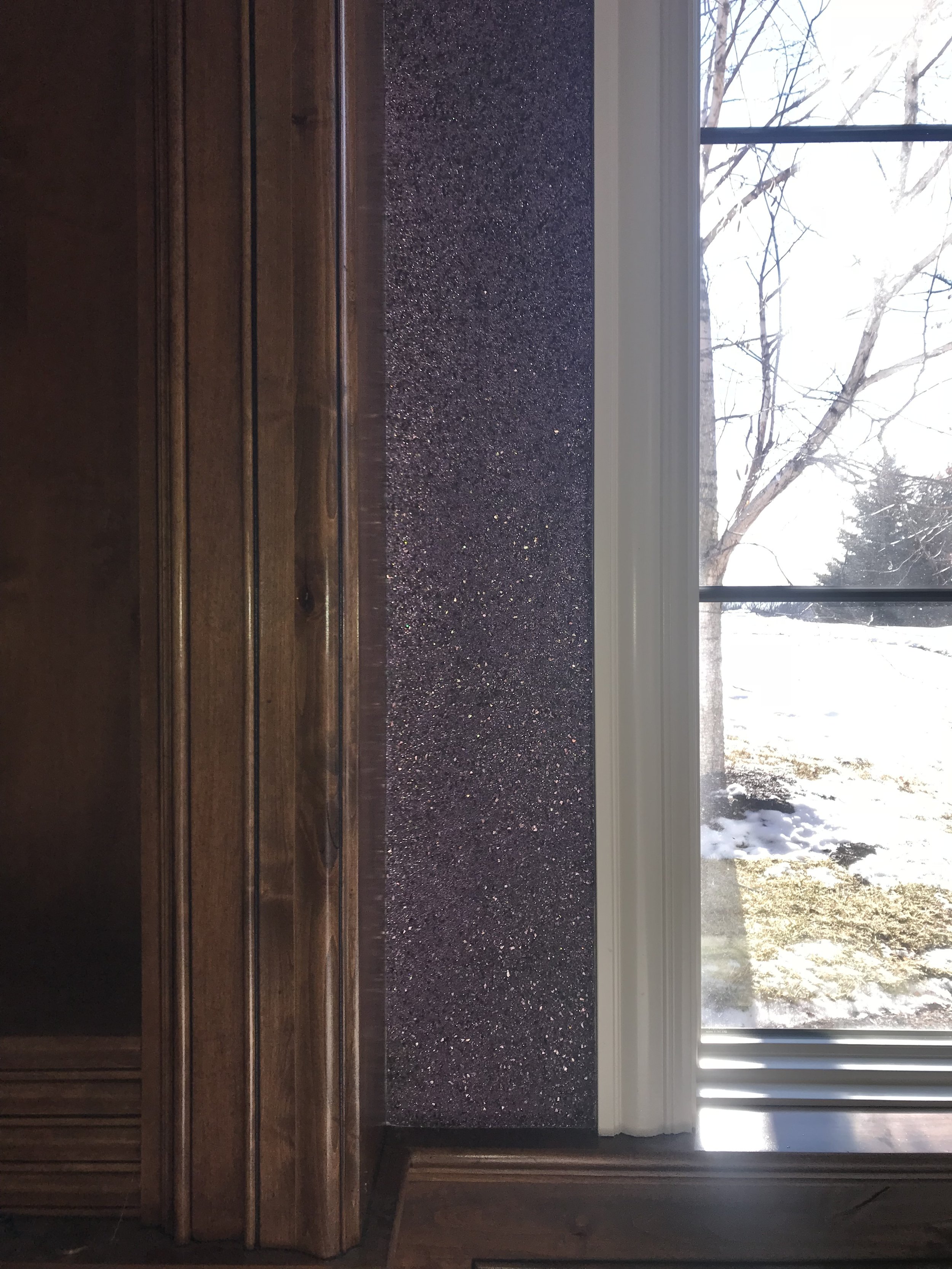 Glass Bead Mica Applications, residential decorative finishes by Custom Artisan Finishes in Omaha, Nebraska 