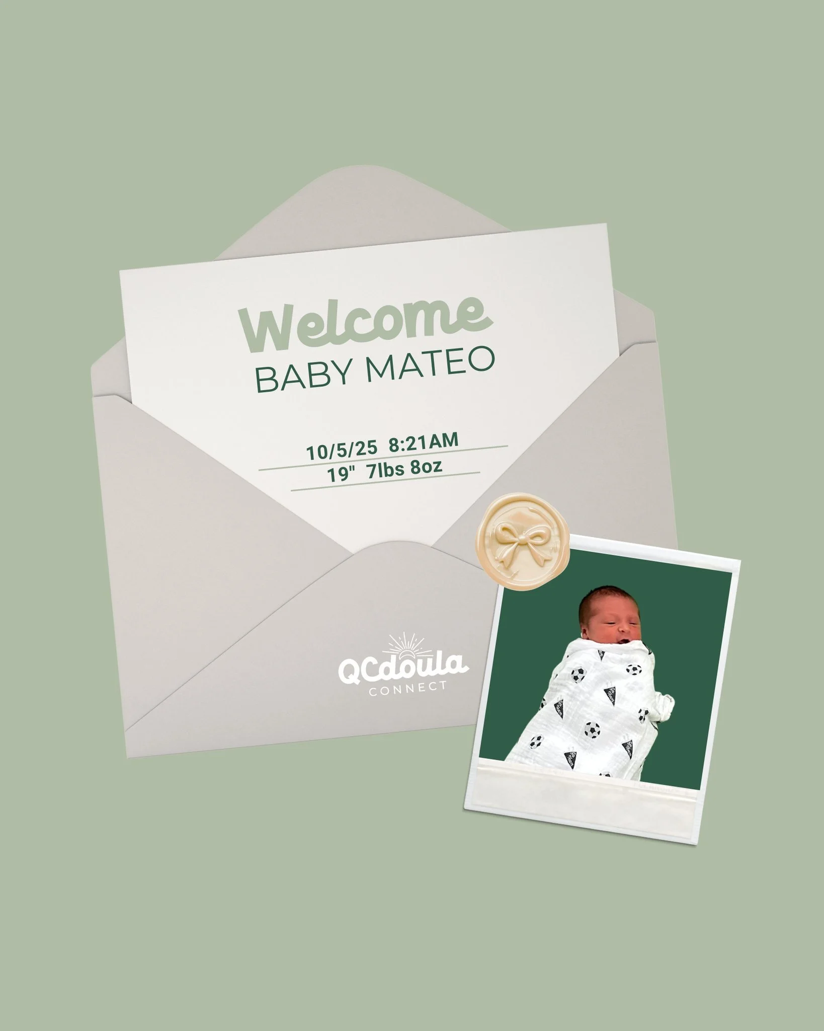 Join us in welcoming baby Mateo! ✨

We're so excited to celebrate both this happy baby and happy parents!  They were supported throughout their birth journey by Tess @empowered.by.birth 

&quot;Although we ultimately needed a scheduled C-section for 