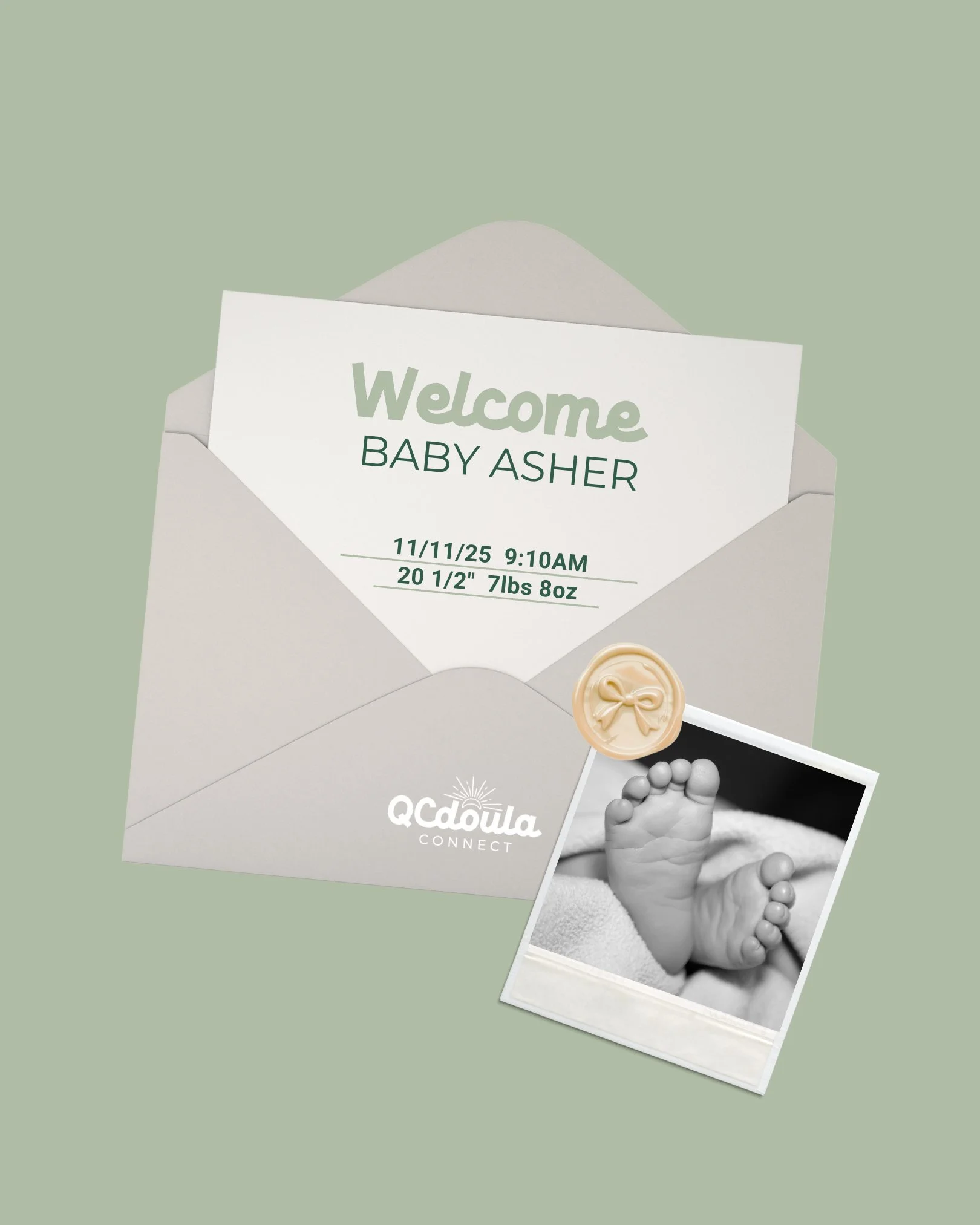 Time to celebrate another beautiful baby birth with us!  Join us in welcoming Baby Asher to the world!  Asher was born on 11/11 and supported by our doula Miranda, @foundationsmidwifery.

⭐⭐⭐⭐⭐
&ldquo;I felt incredibly supported throughout the entire