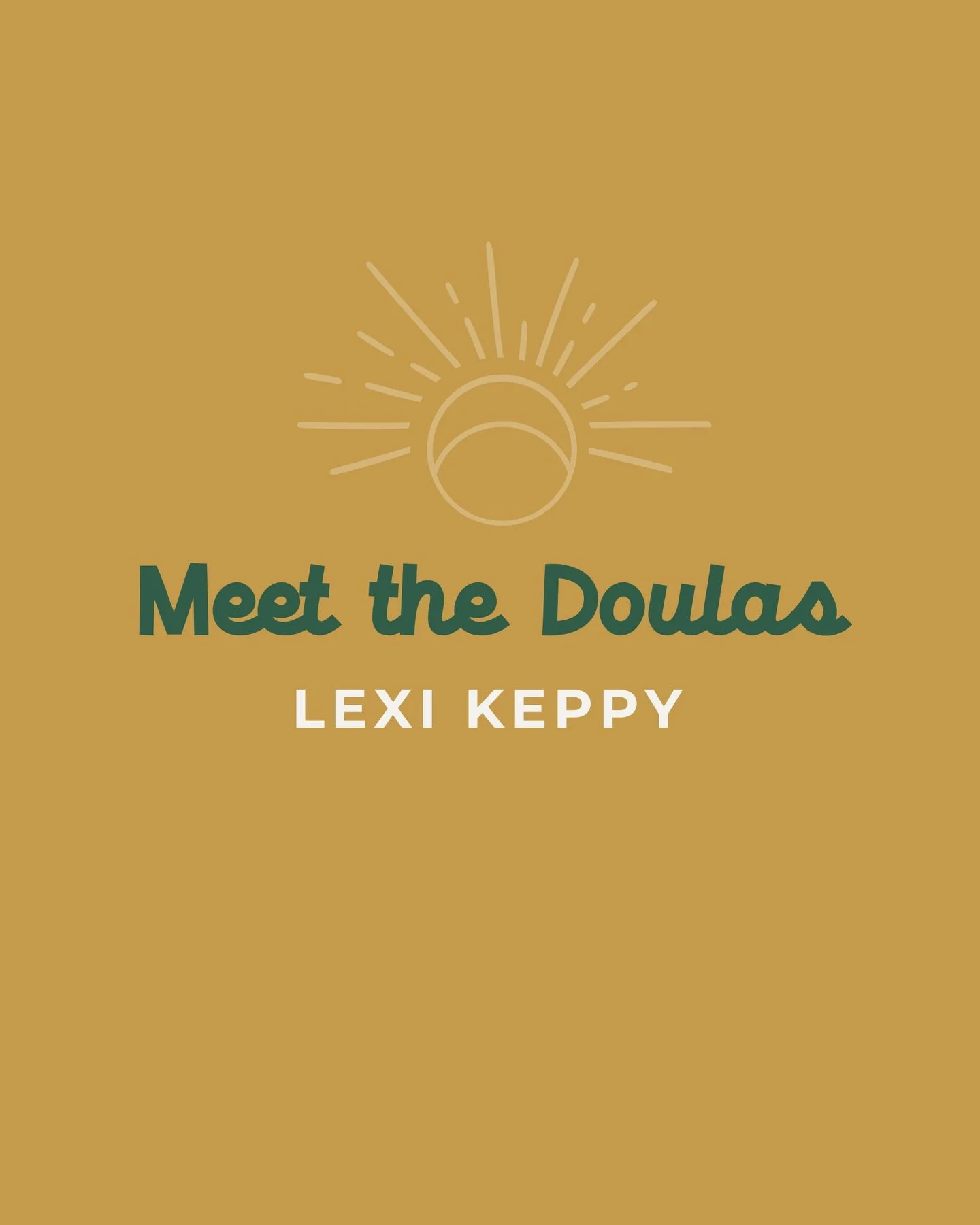 Meet the Doulas ☀️Lexi Keppy

I&rsquo;m a certified fertility coach through @rawmama.llc, specializing in prenatal and postpartum fitness, nutrition, and doula support.  I aim to empower women through every stage of their reproductive journey.

#quad