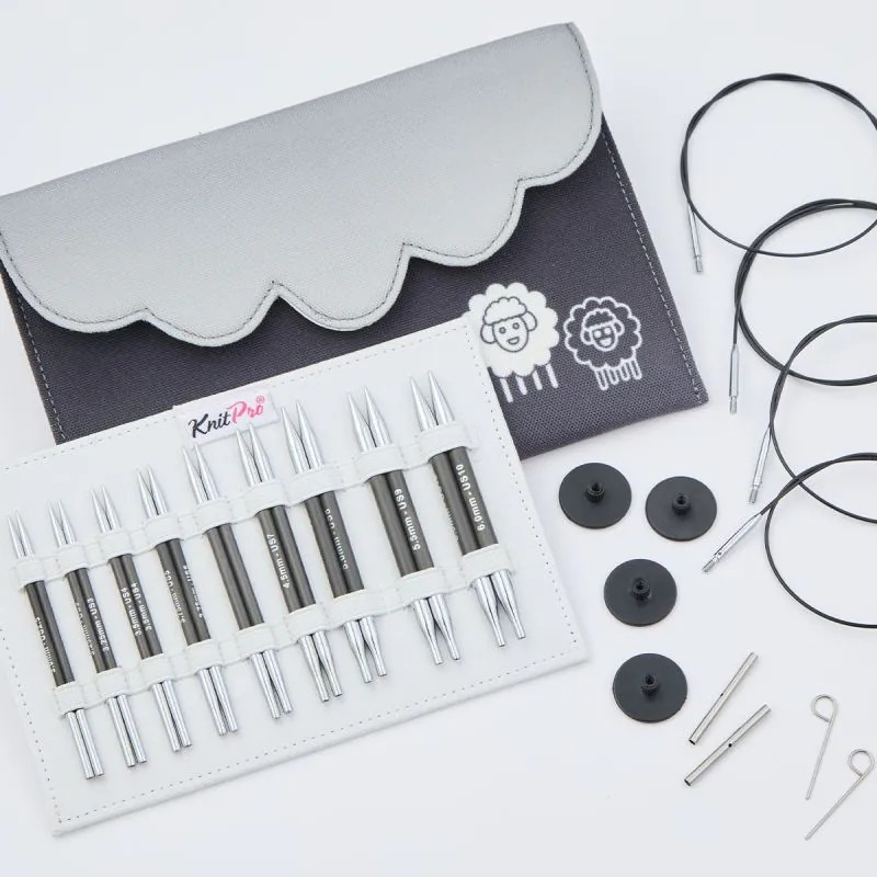 KnitPro Karbonz 4 in. Special IC Deluxe Set