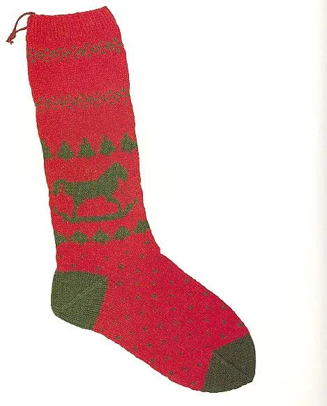 Candide Christmas Stocking Rocking Horse