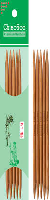 ChiaoGoo - Dark Bamboo - 8" Double Point