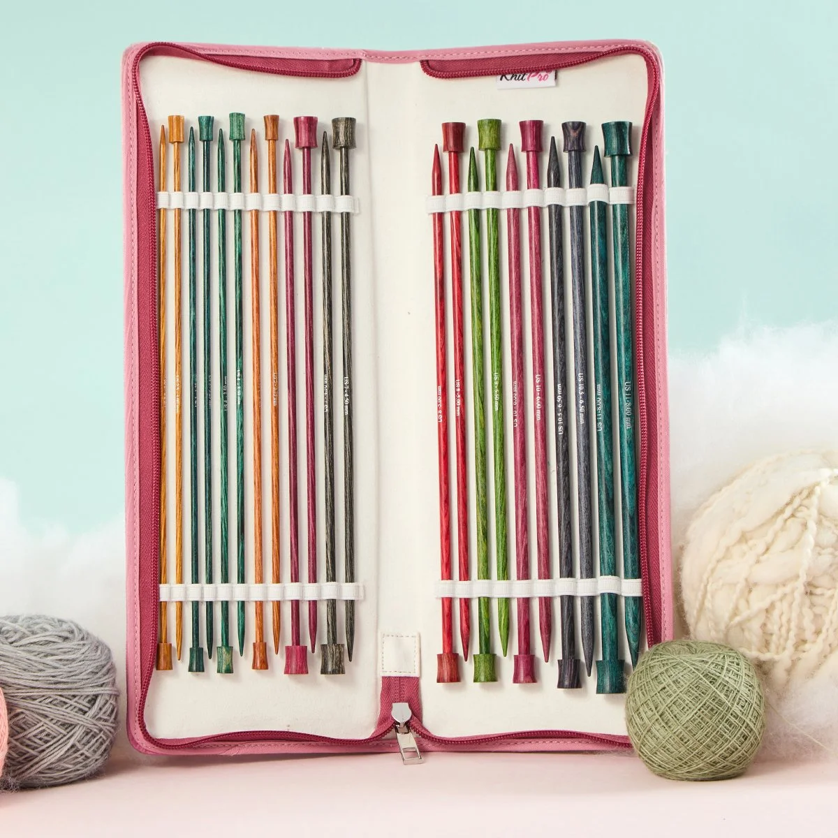 KnitPro Dreamz 10" (25cm) Single Pointed Needle Grande Set