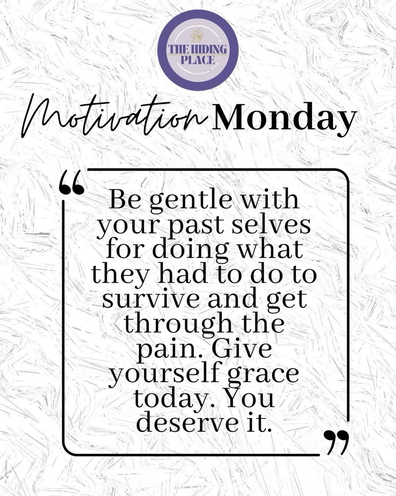 It&rsquo;s time for another Motivation Monday. Give yourself grace today and everyday.