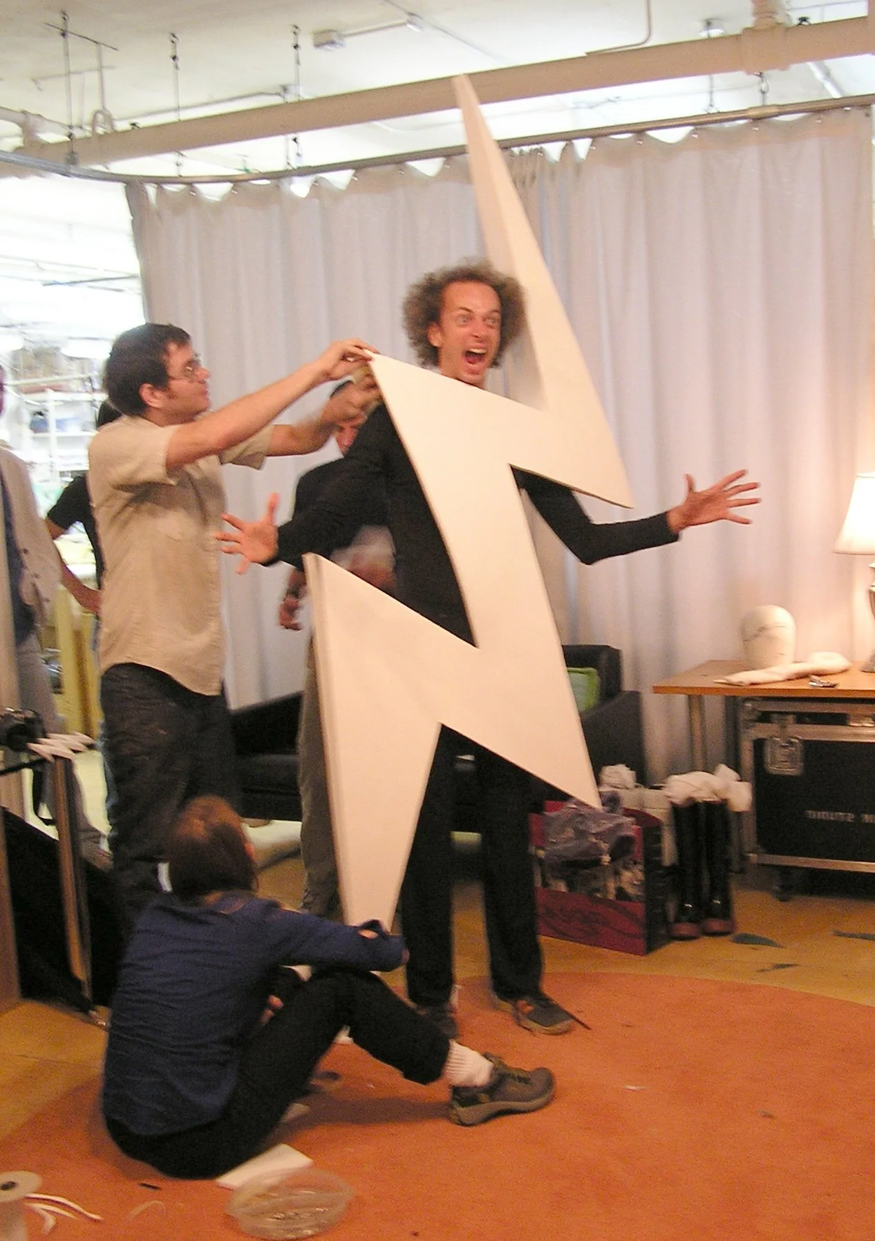 Fitting Lightning Bolt for Channel 7 Weather spot