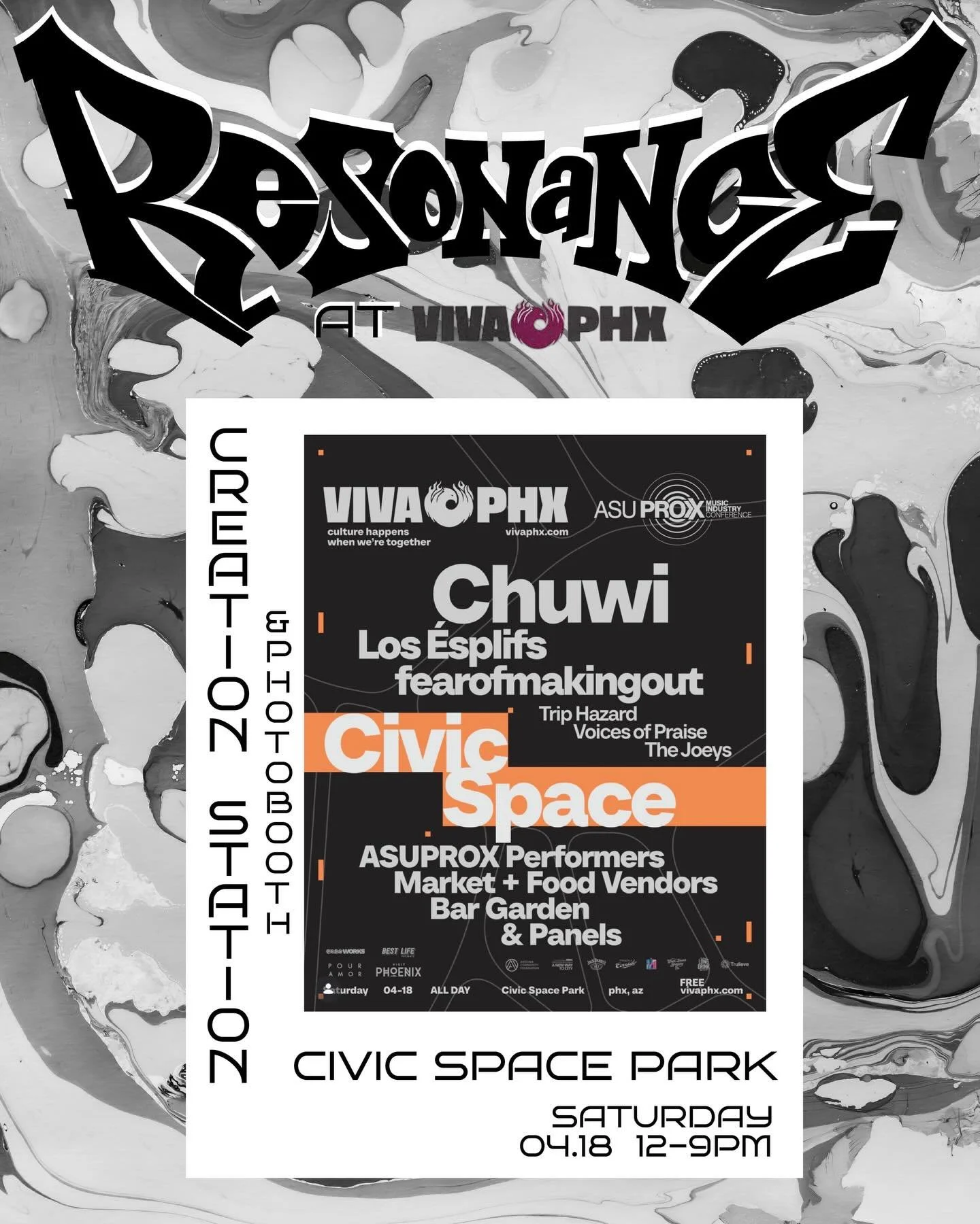 RESONANCE AT VIVA PHX ‼️

We are so excited to be a part of the vendor village at @vivaphx this Saturday at Civic Space Park from 12-9PM. This is an incredible and FREE day of programming with lots of food, music &amp; fun stuff going on. 😍

Resonan