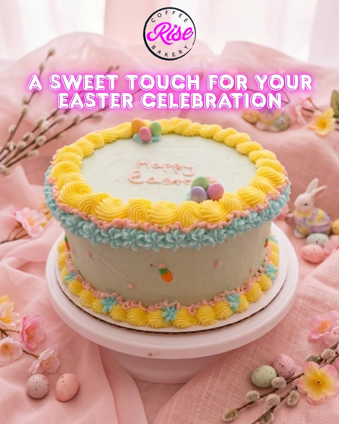 Make Easter a little sweeter 🐣🎂

Pre-order your cake and have something special ready for the table. Freshly baked, beautifully finished, and made to be shared with the people you love.

Simple, delicious, and worth planning ahead 💛

📍 4404 W Wil