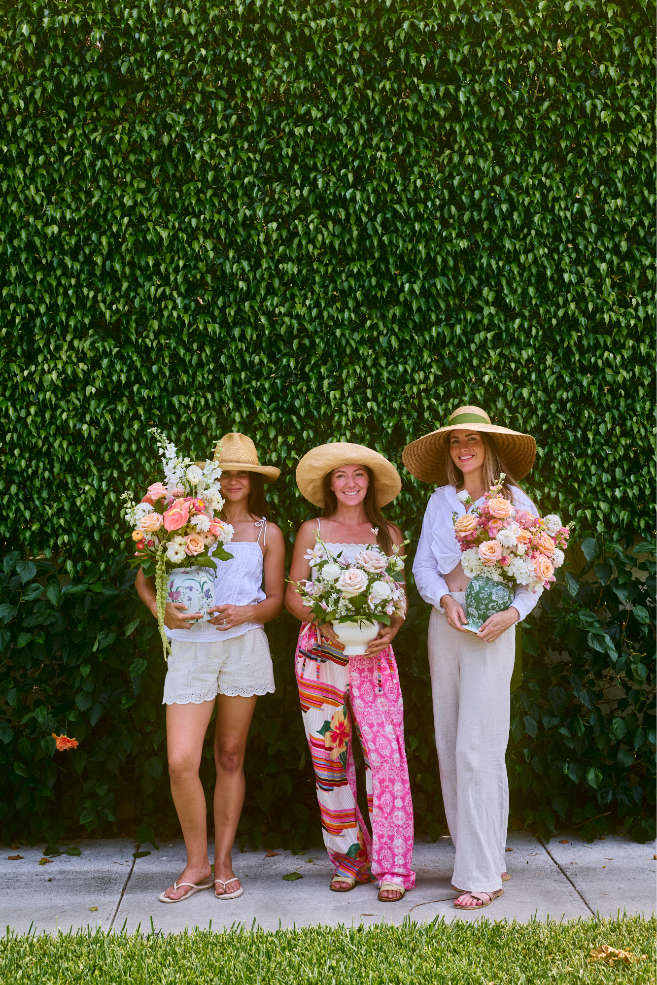 WSSW Team with arrangements and hedge.png