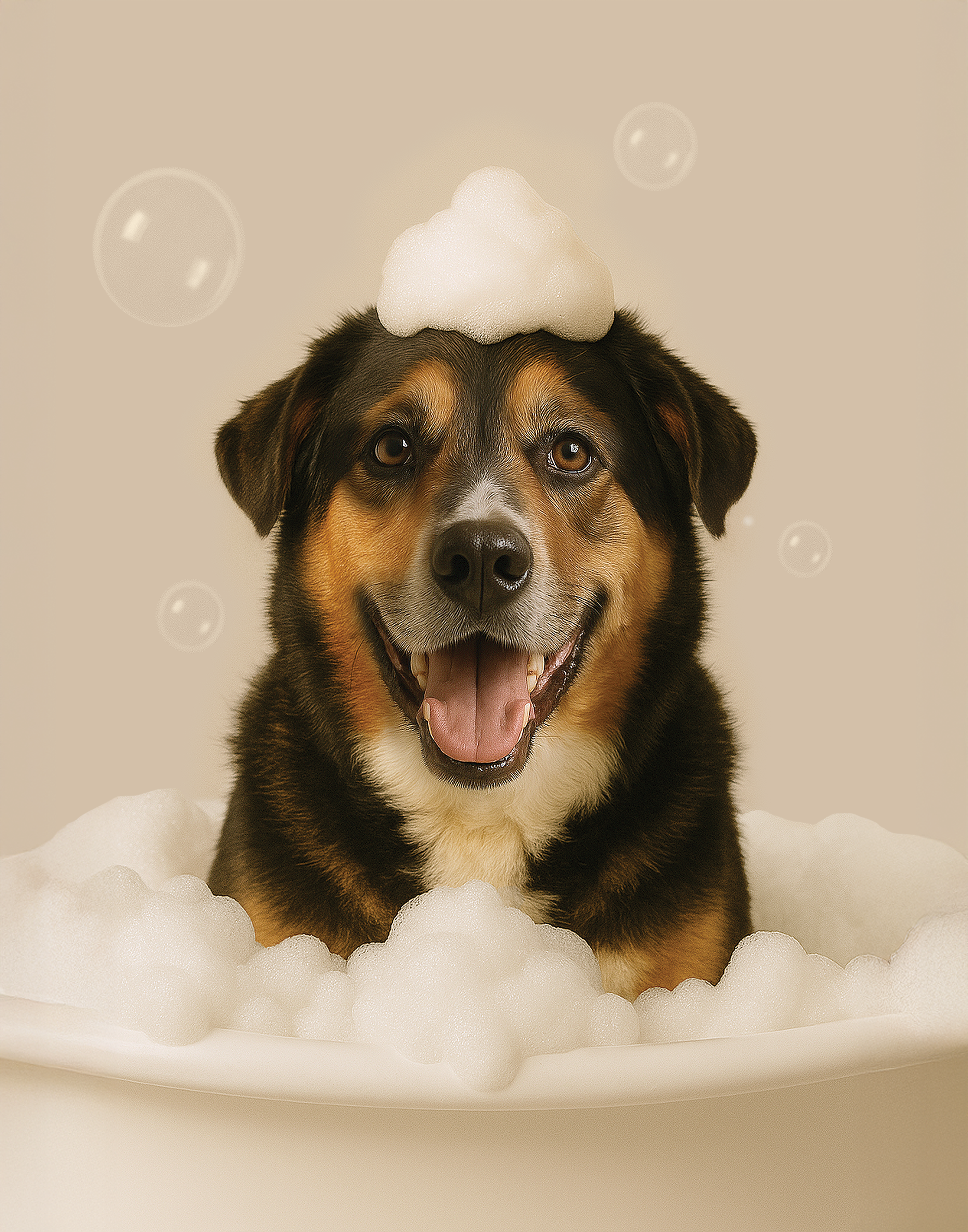 Scene: Floating Bubbles & Bathtub