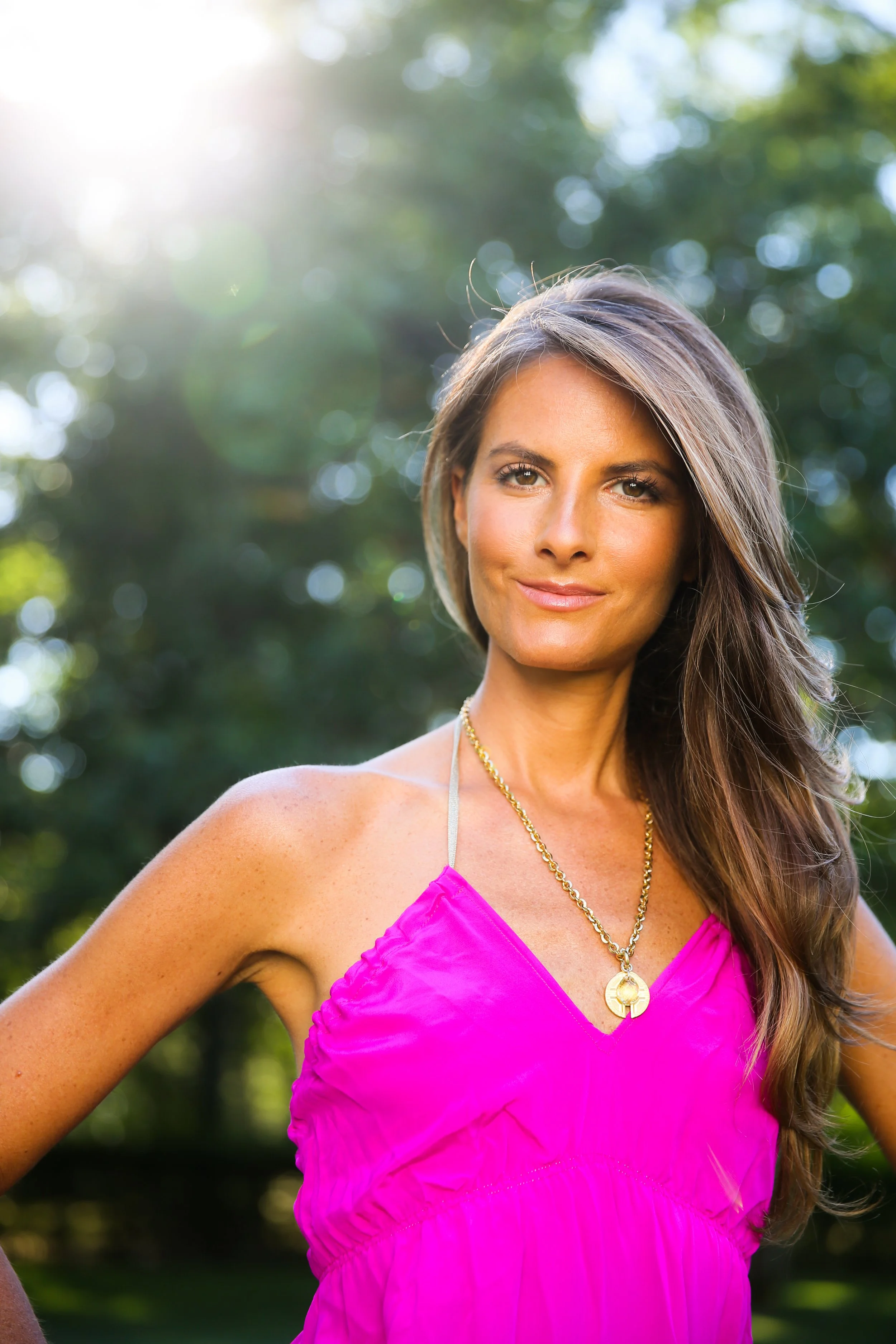 Detox expert Natalia Rose enjoying sunlight and fresh air, embodying radiant health and rejuvenation