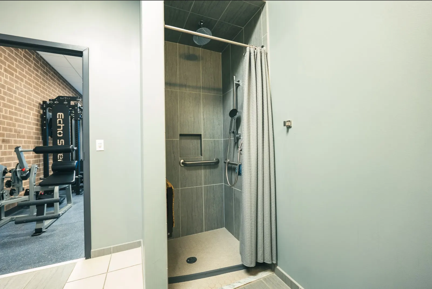 Private shower