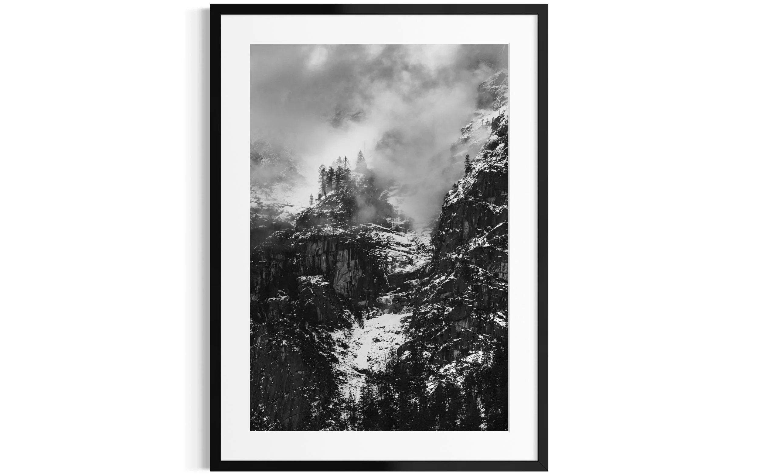 The Ridge — framed large format fine art print by Vasilis Moustakas, shown in interior setting