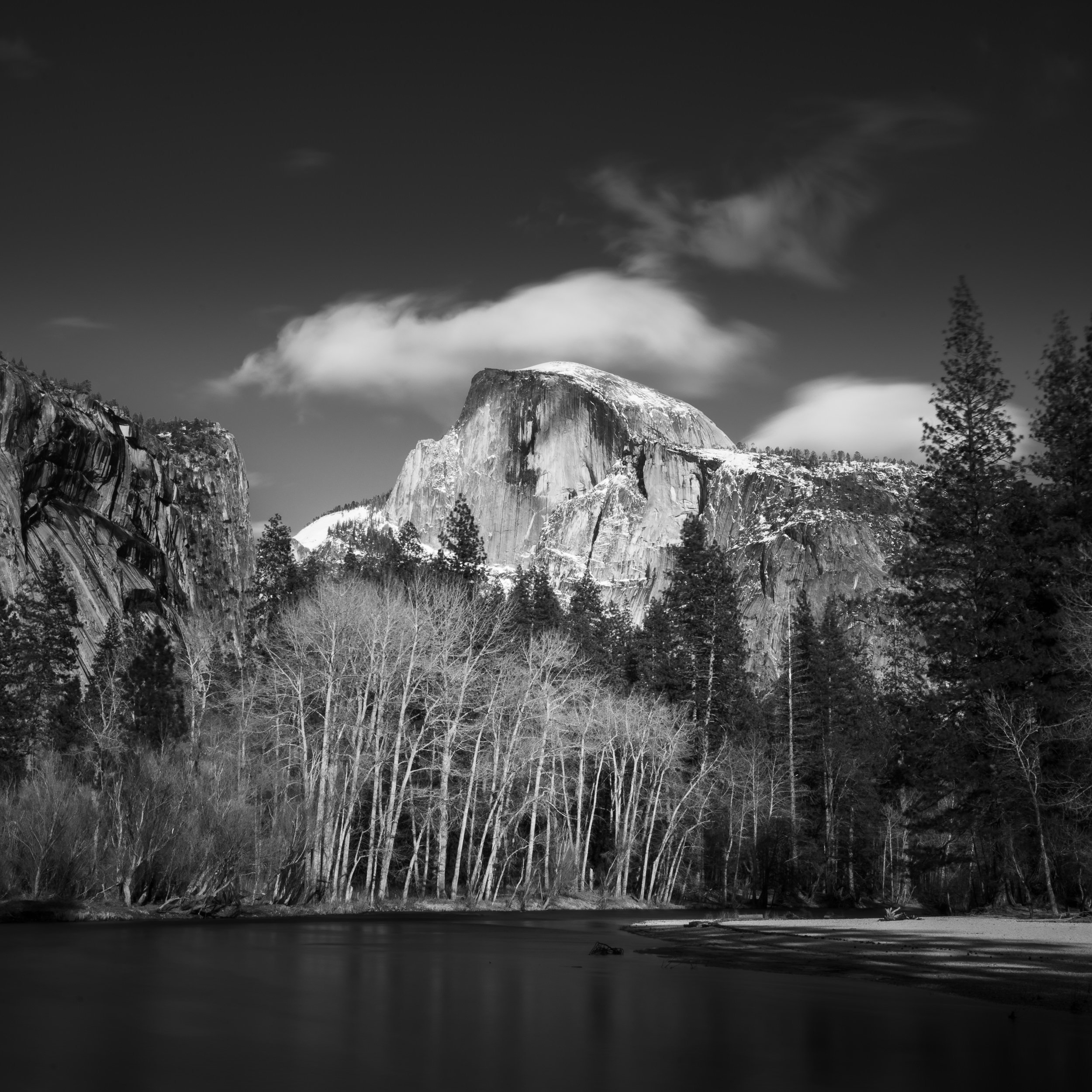 Half Dome in Early Spring