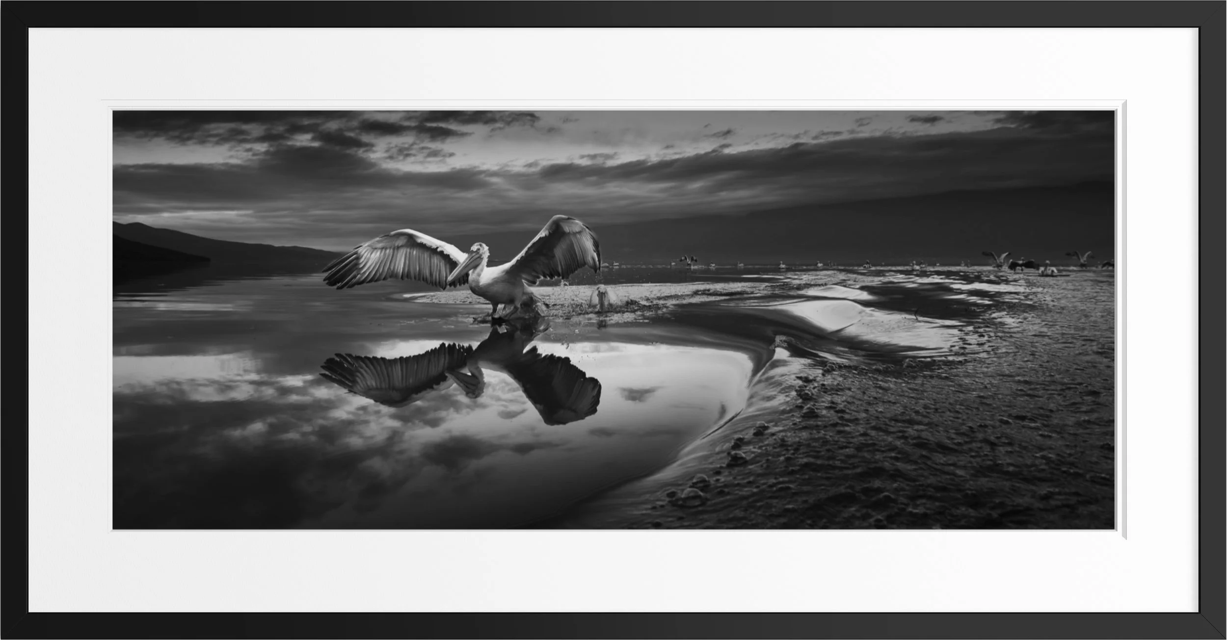 Throne of Water — framed large format fine art print by Vasilis Moustakas, shown in interior setting