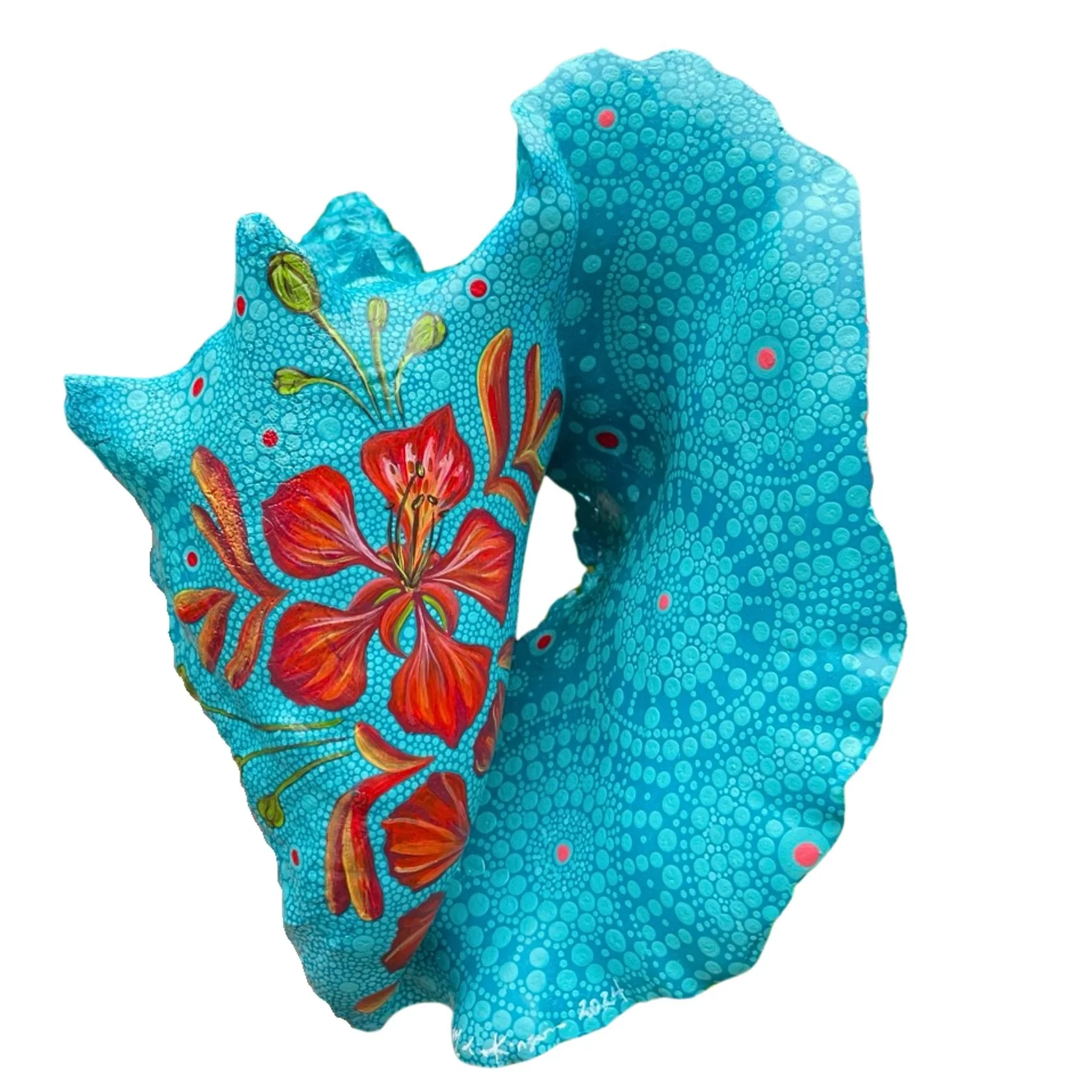 Floral Turquoise, 2024