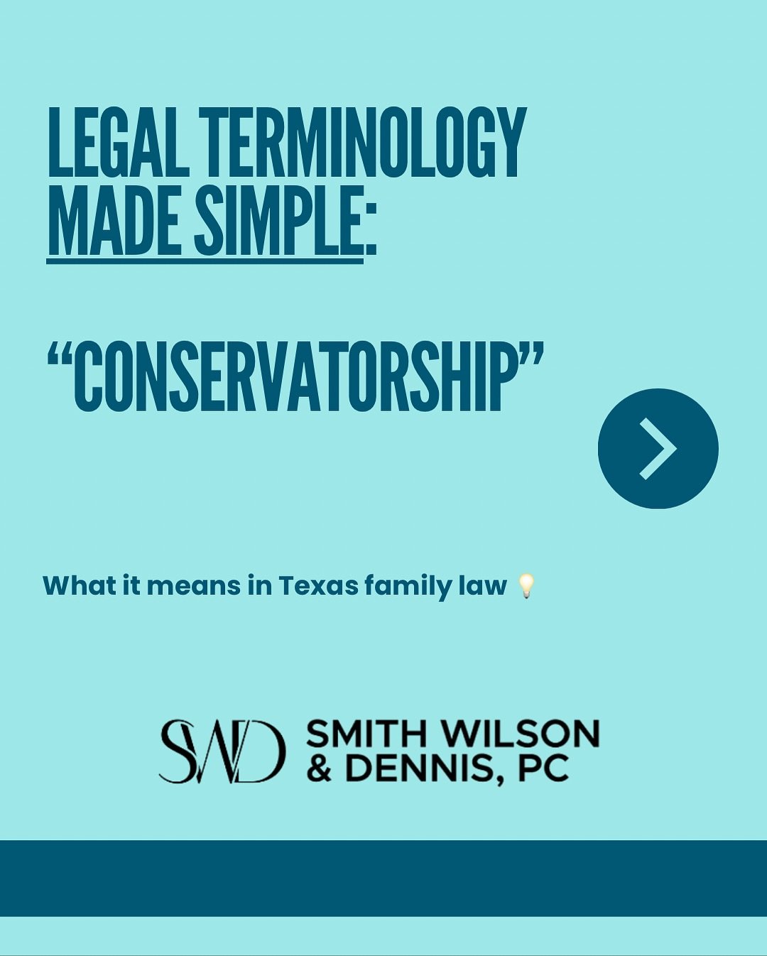 Heard the term &ldquo;conservatorship&rdquo; in a Texas custody case? Here&rsquo;s what it really means &mdash; and why it matters. ⚖️

In Texas family law, a conservator is a parent or guardian with legal rights and responsibilities over a child. 