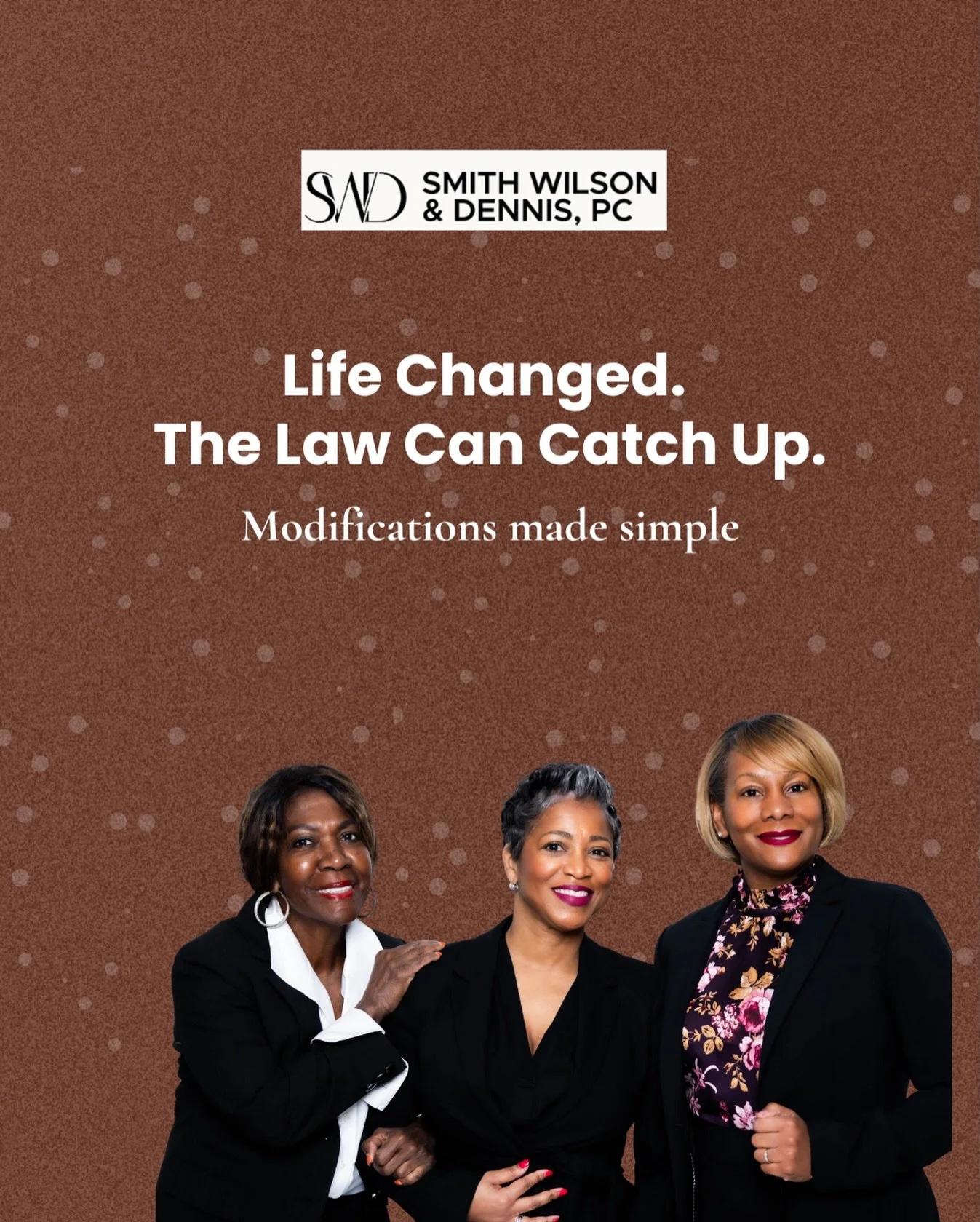 Job changes, relocations, or shifting family needs can all justify a court order modification. Our family law team helps clients adjust legal agreements without unnecessary stress.

http://swdlaw-pc.com/
Family Law - Houston, TX
Divorce | Child Custo