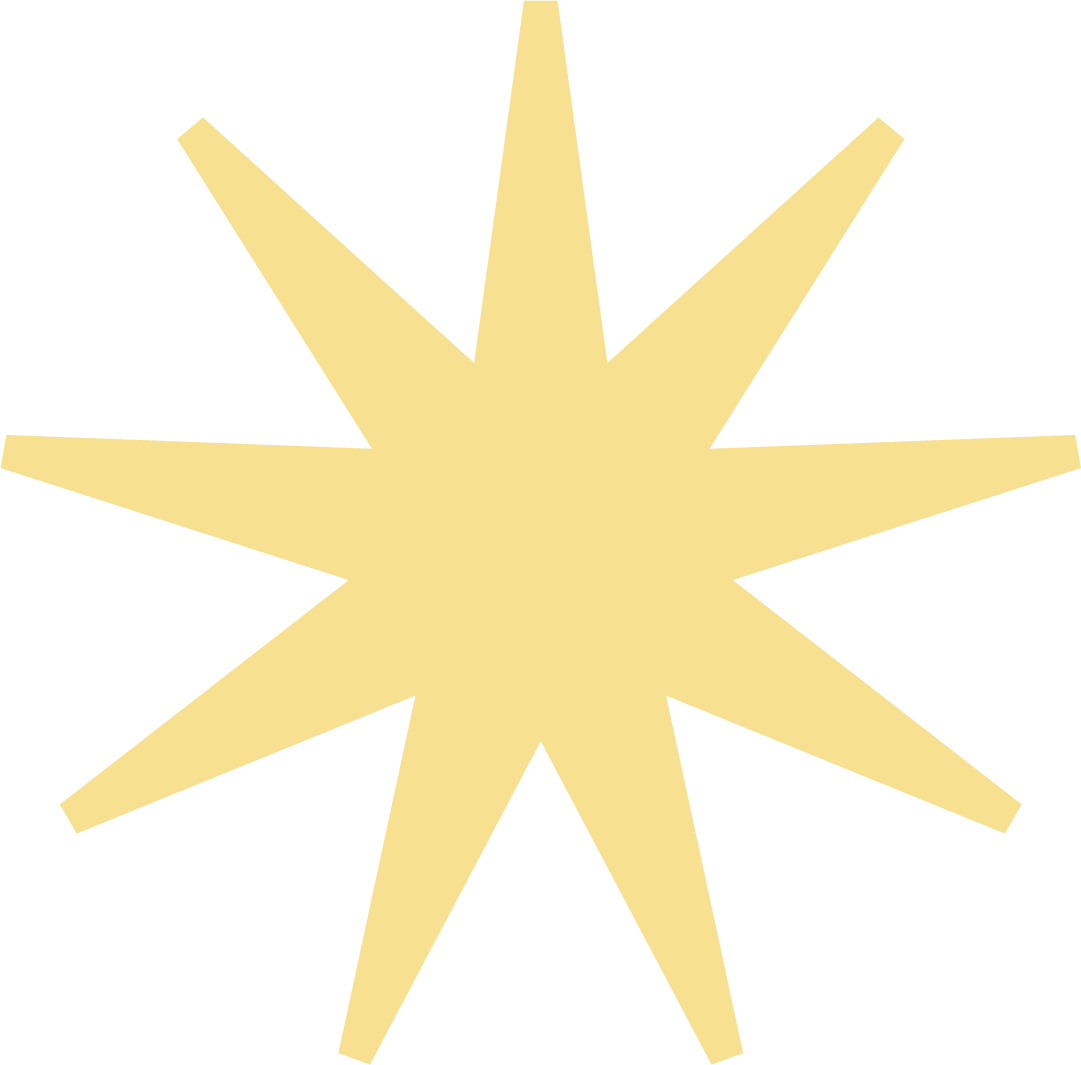 Geometric drawing of an outline square with sections divided by vertical, horizontal, and diagonal lines.