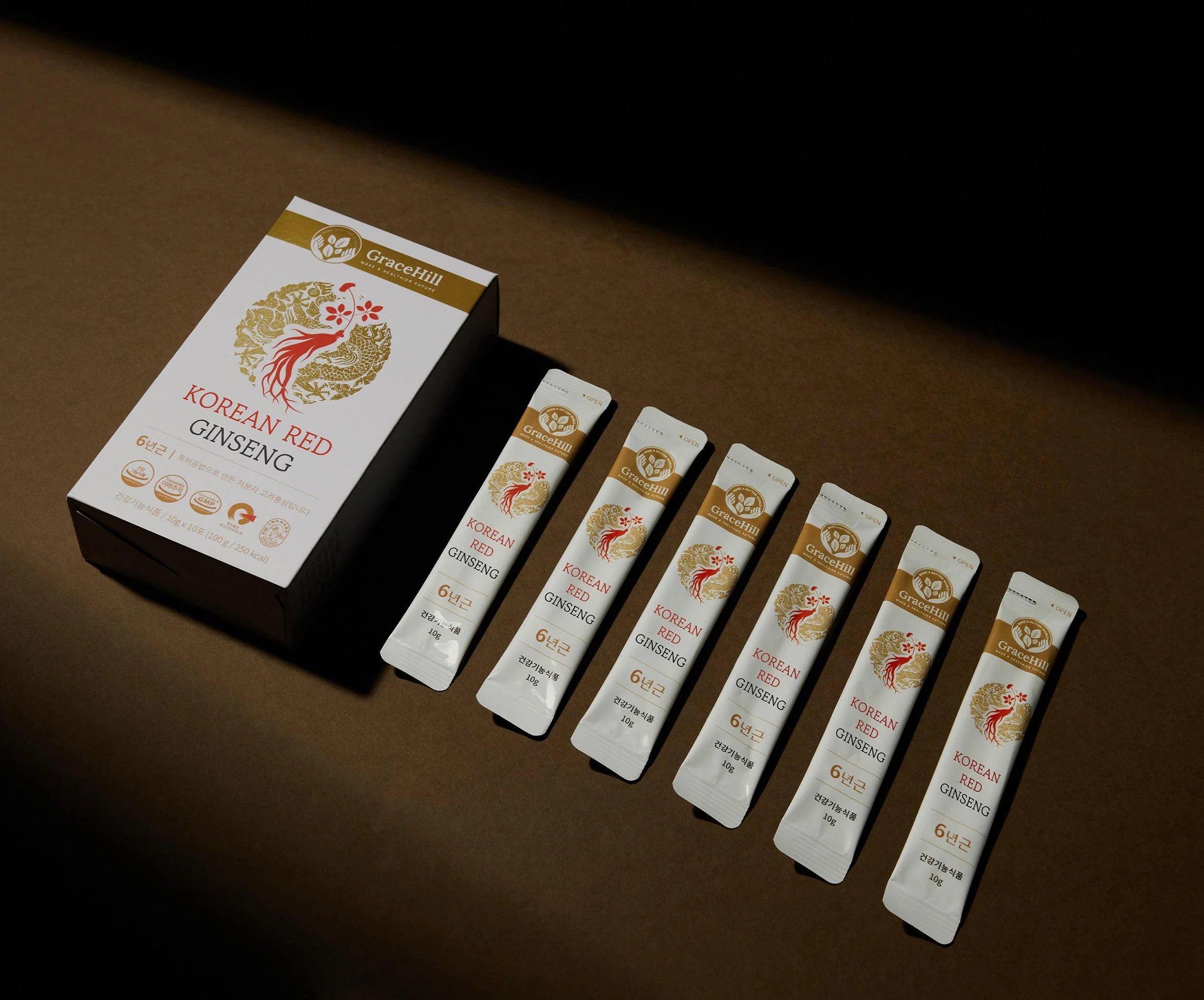 GraceHill Korean Red Ginseng Stick Packs