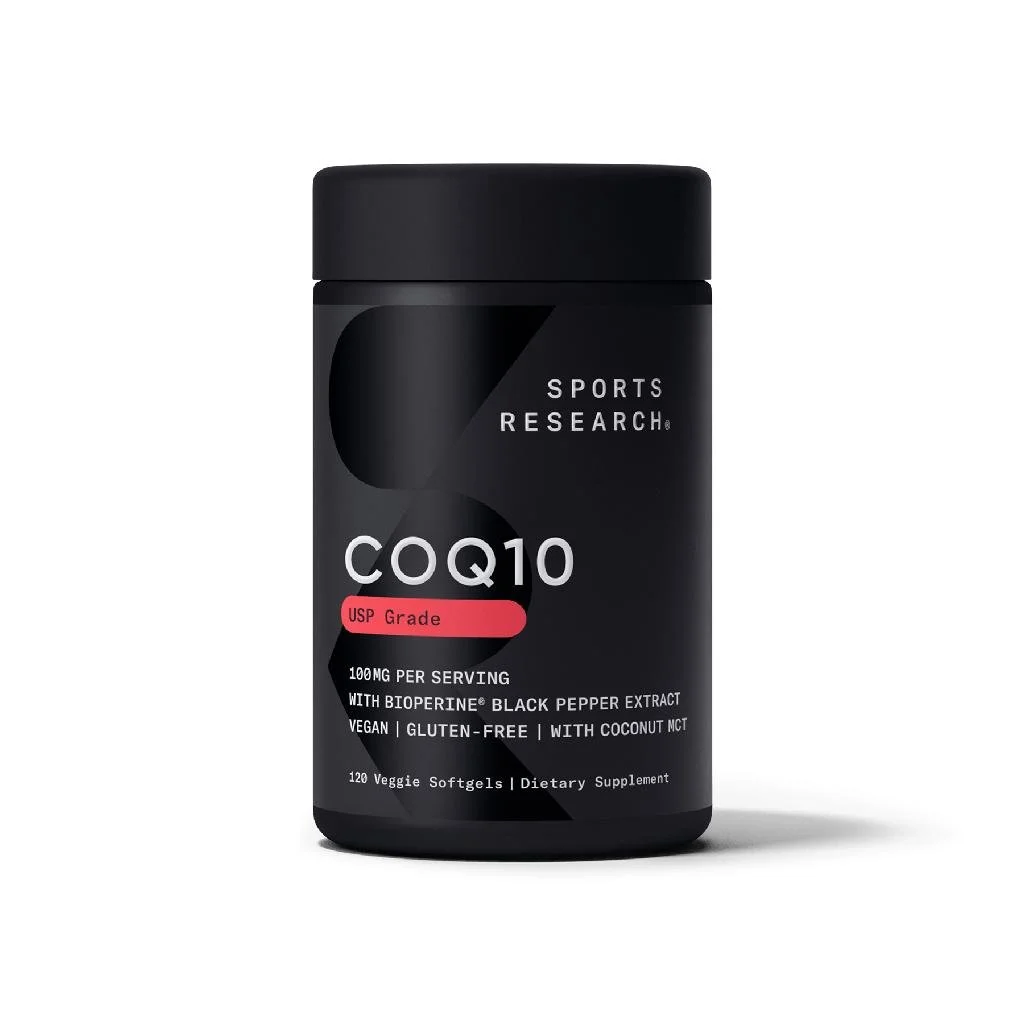 Sports Research CoQ10 100mg, Vegan Certified Softgels ...