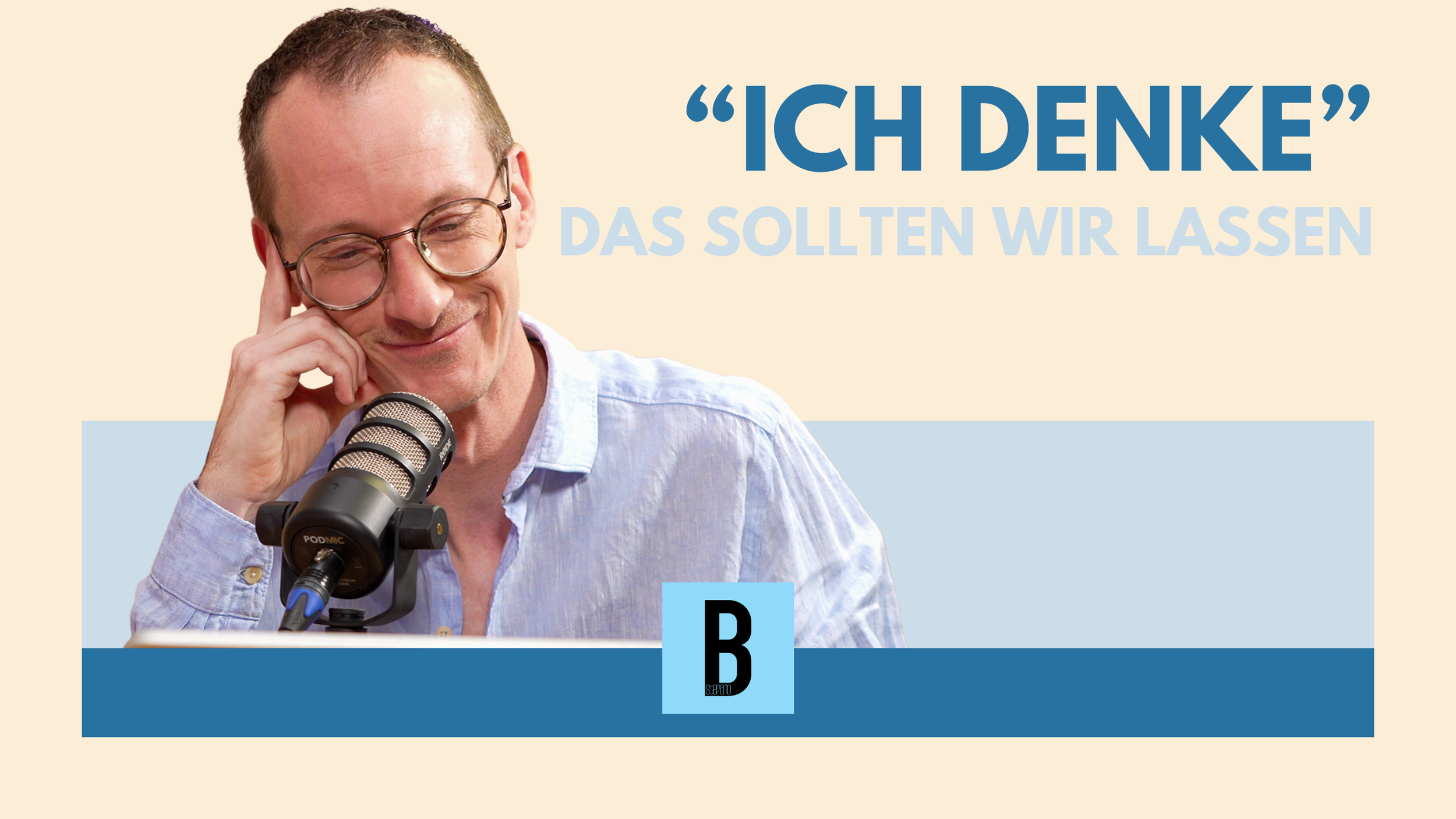 Hör auf, mit „Ich denke“ zu beginnen.