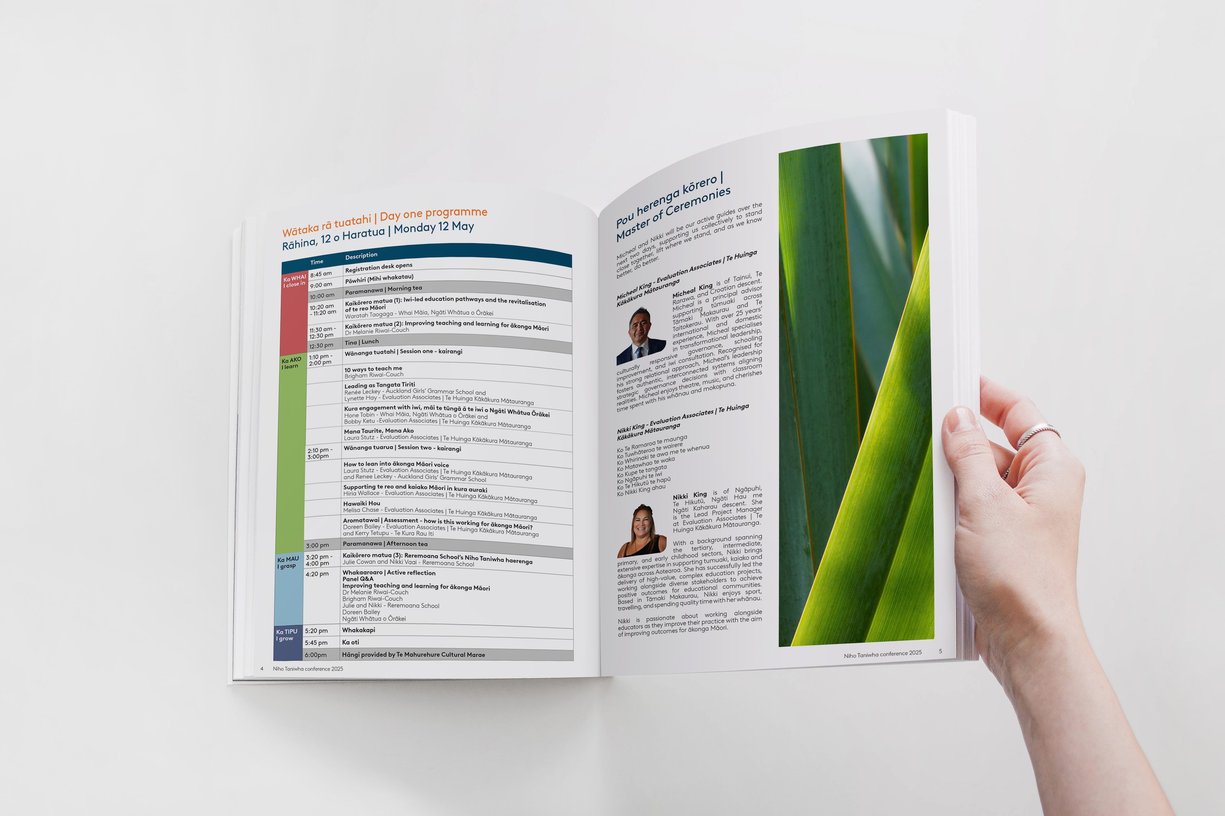 Niho Taniwha conference brochure