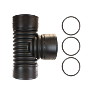 Corrugated HDPE drain pipe fittings