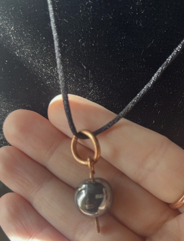 Handmade Hematite Copper Necklace