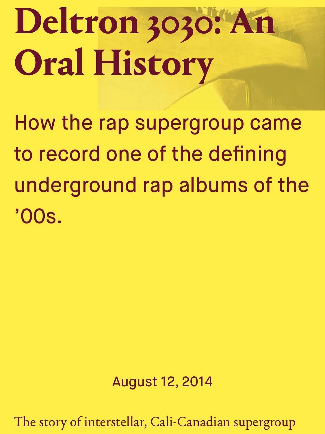 A friend just texted us this article and said the Tibetan Freedom Concerts “played a role in the inception of Deltron 3030!” We love hearing about impacts we never knew we had!! π€―