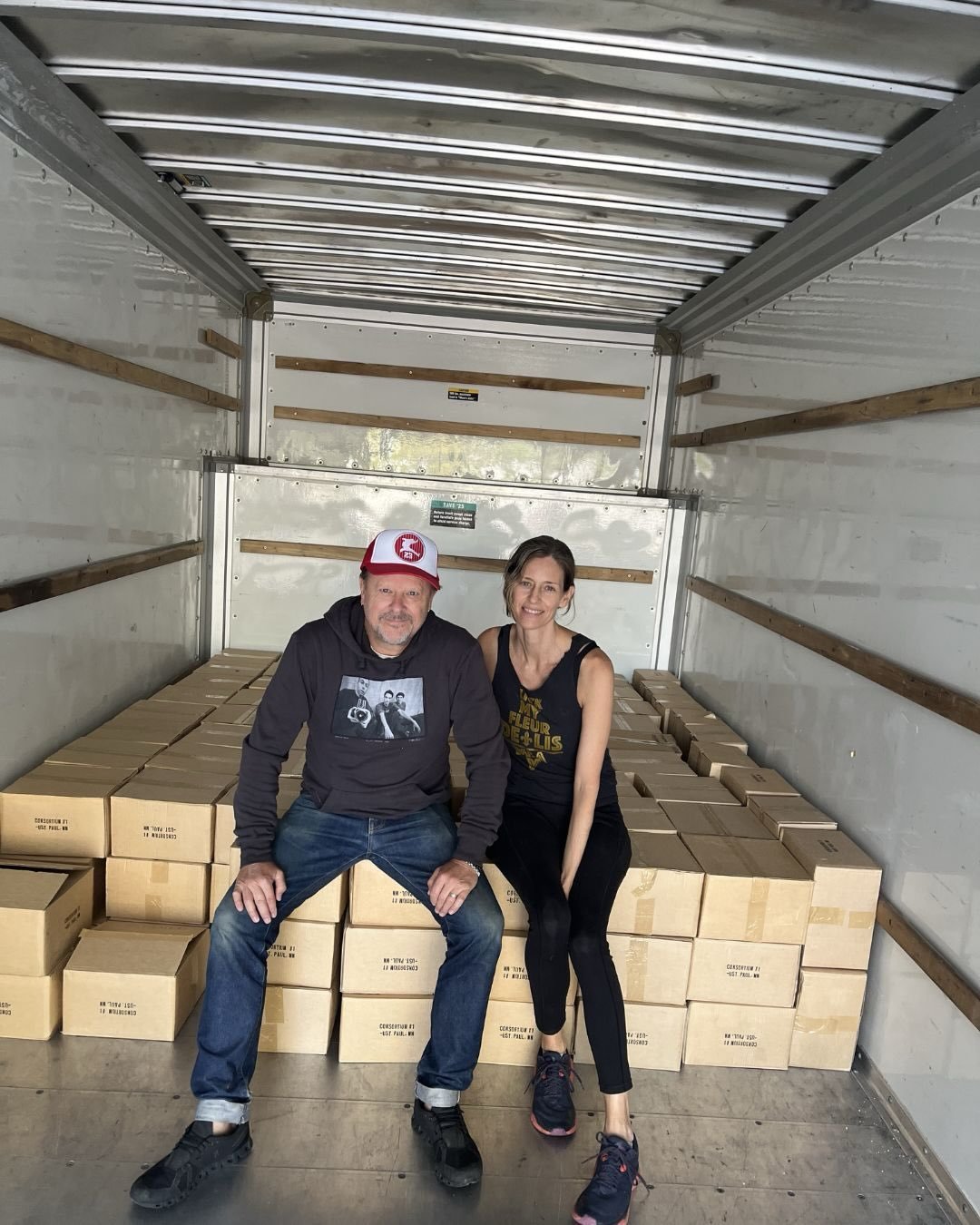 When we say big things are underway, we mean **really** big. We literally needed a bigger truck! 

Thanks to @dannybones64 and @transparentclinchgallery, the remaining stock of Danny&rsquo;s beautiful photo book on the Tibetan Freedom Concerts is hea