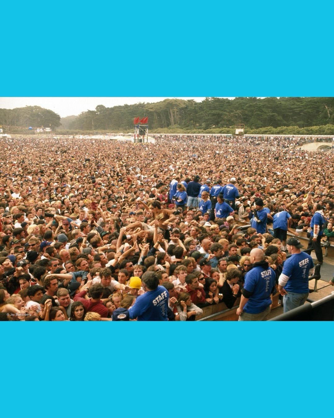 Golden Gate Park, June 15 &amp; 16, 1996.
Over 100,000 people gathered for a concert about freedom.
Were you there? 

Photo by @jayblakesberg 
Poster by @jimevanstaz_official 

#TibetWillBeFree #TibetanFreedomConcerts