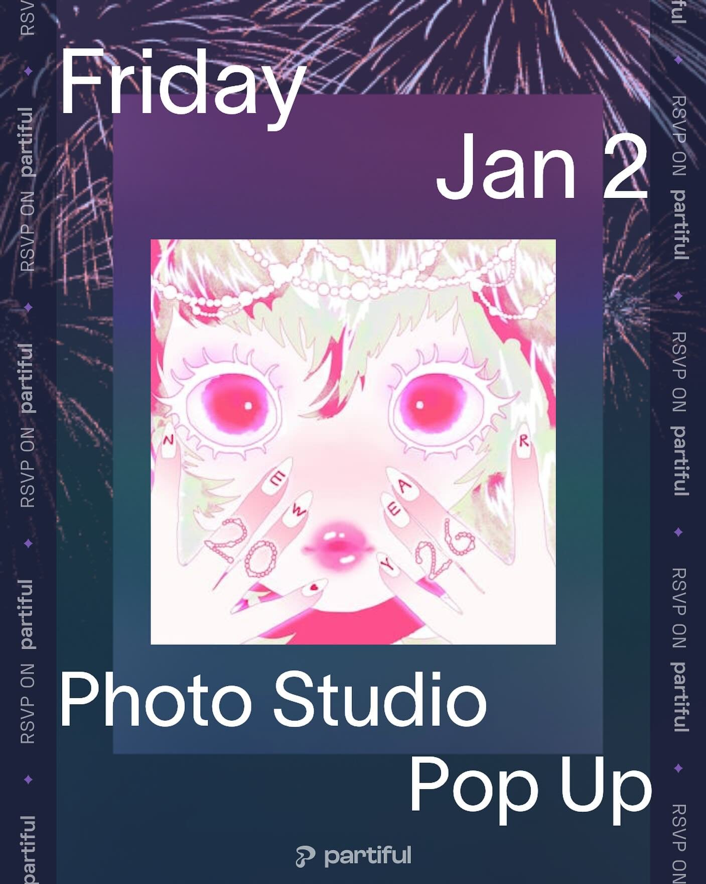 Start 2025 with fresh photos! Come anytime during our open studio hours for a quick guided mini photoshoot and leave with 4 professionally captured digital images.