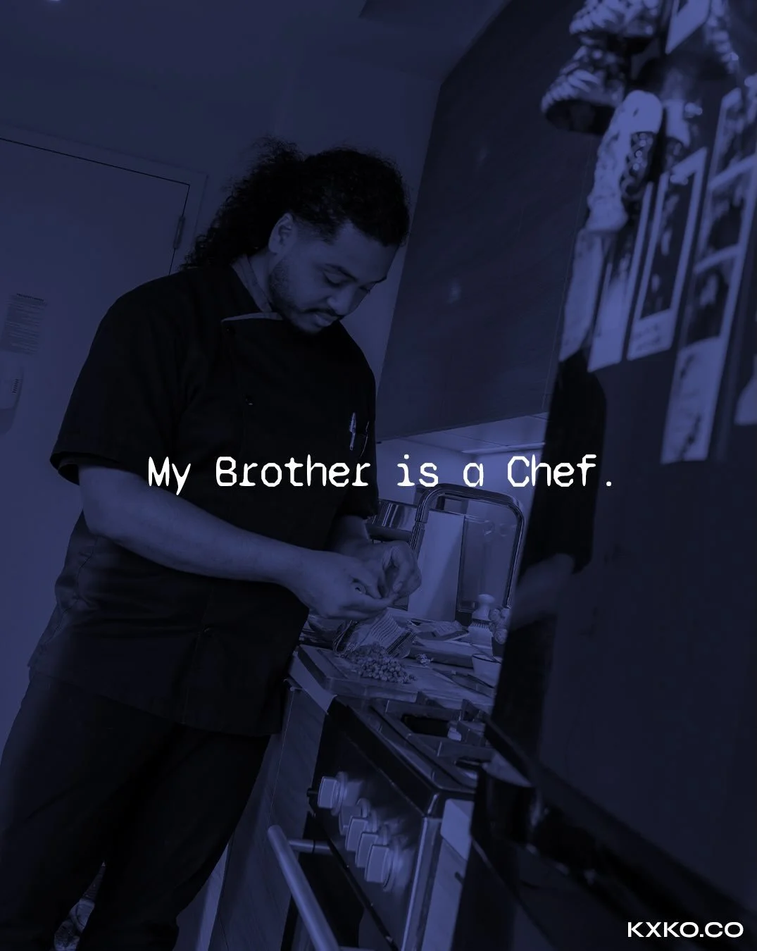 This might be a little weird for some, but it took a while for me to realize that my brother is a chef. Hence the title of our dinner. I&rsquo;m immensely proud of him and his talents. 
His food brought together an amazing group of people that we cou